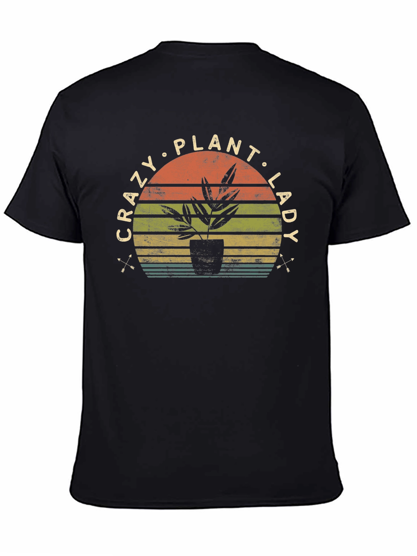 Crazy Plant Lady T-Shirt - Retro Style
