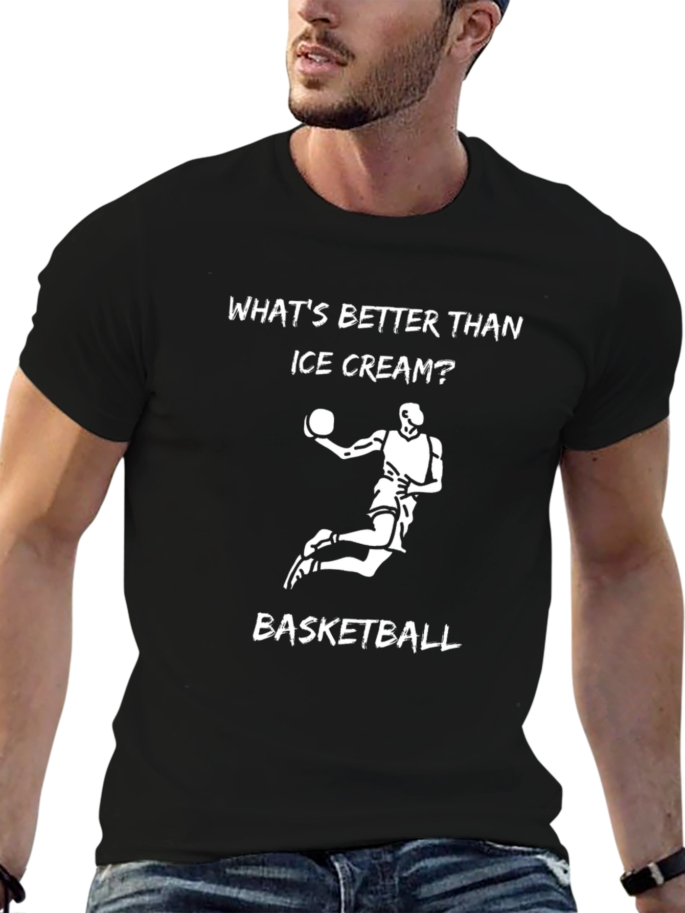 Basketball is Better Than Ice Cream T-Shirt