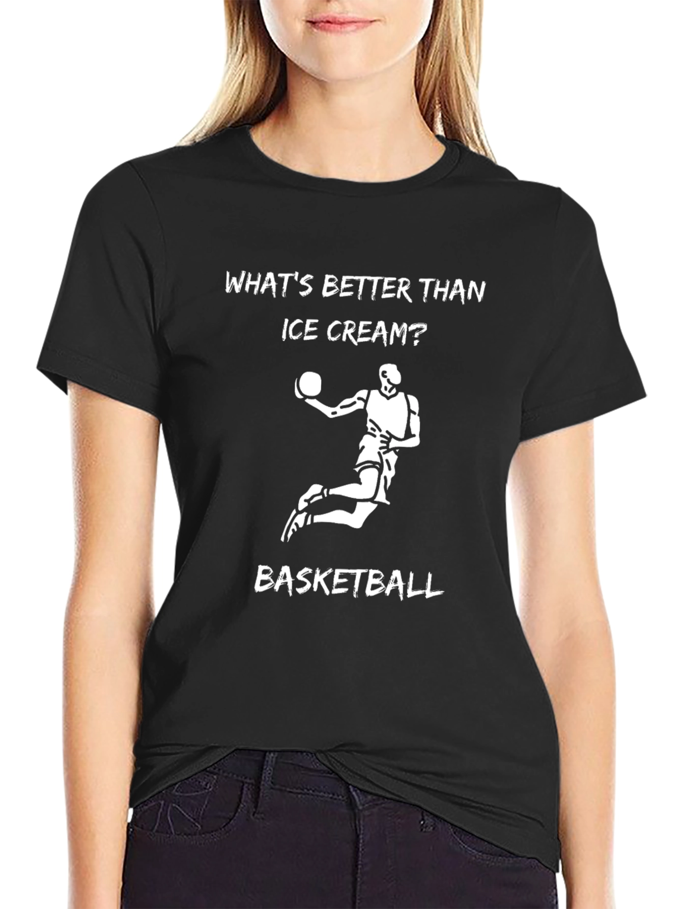 Basketball is Better Than Ice Cream T-Shirt