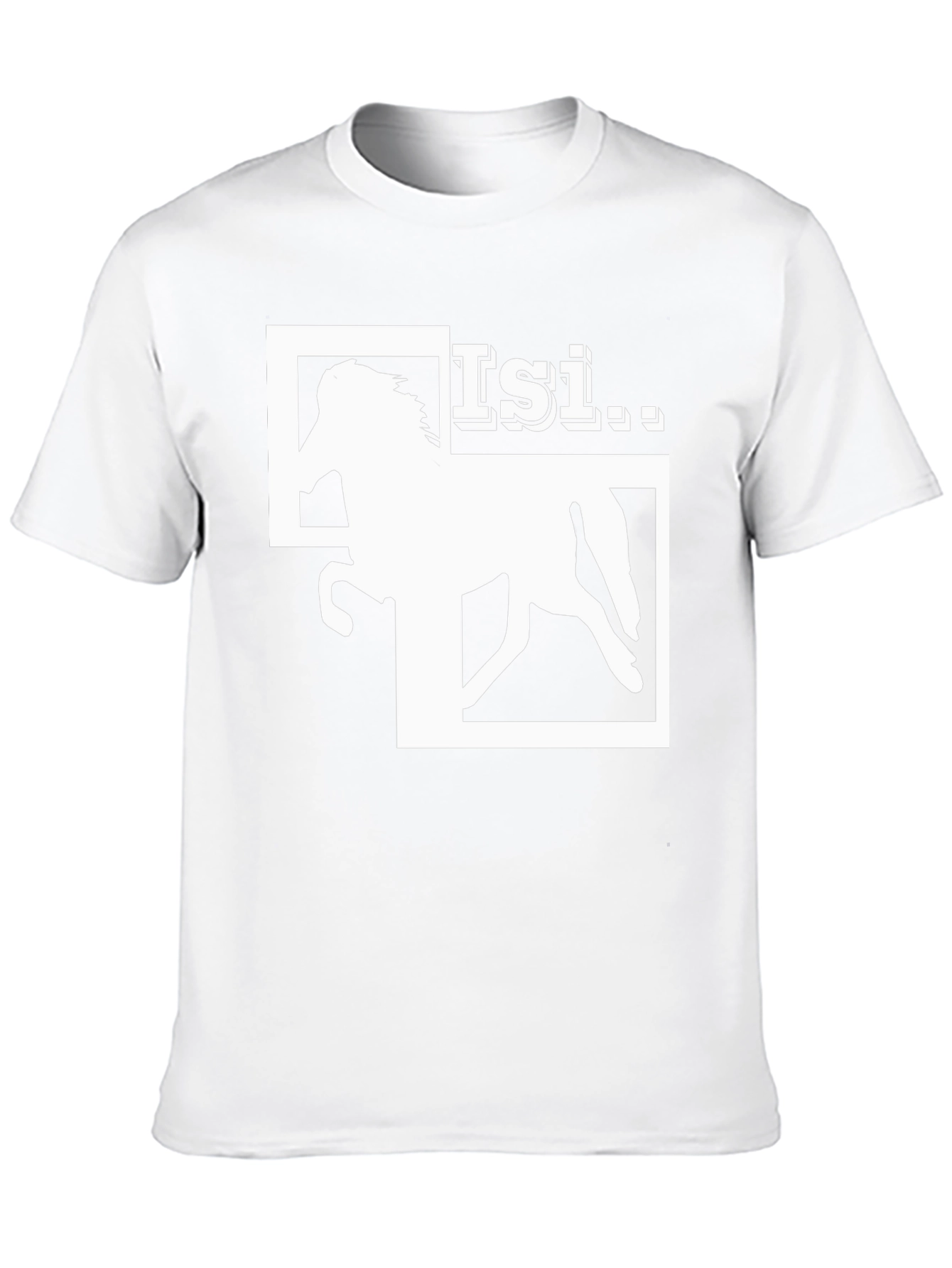Isi Horse Graphic T-Shirt - Black Cotton Tee