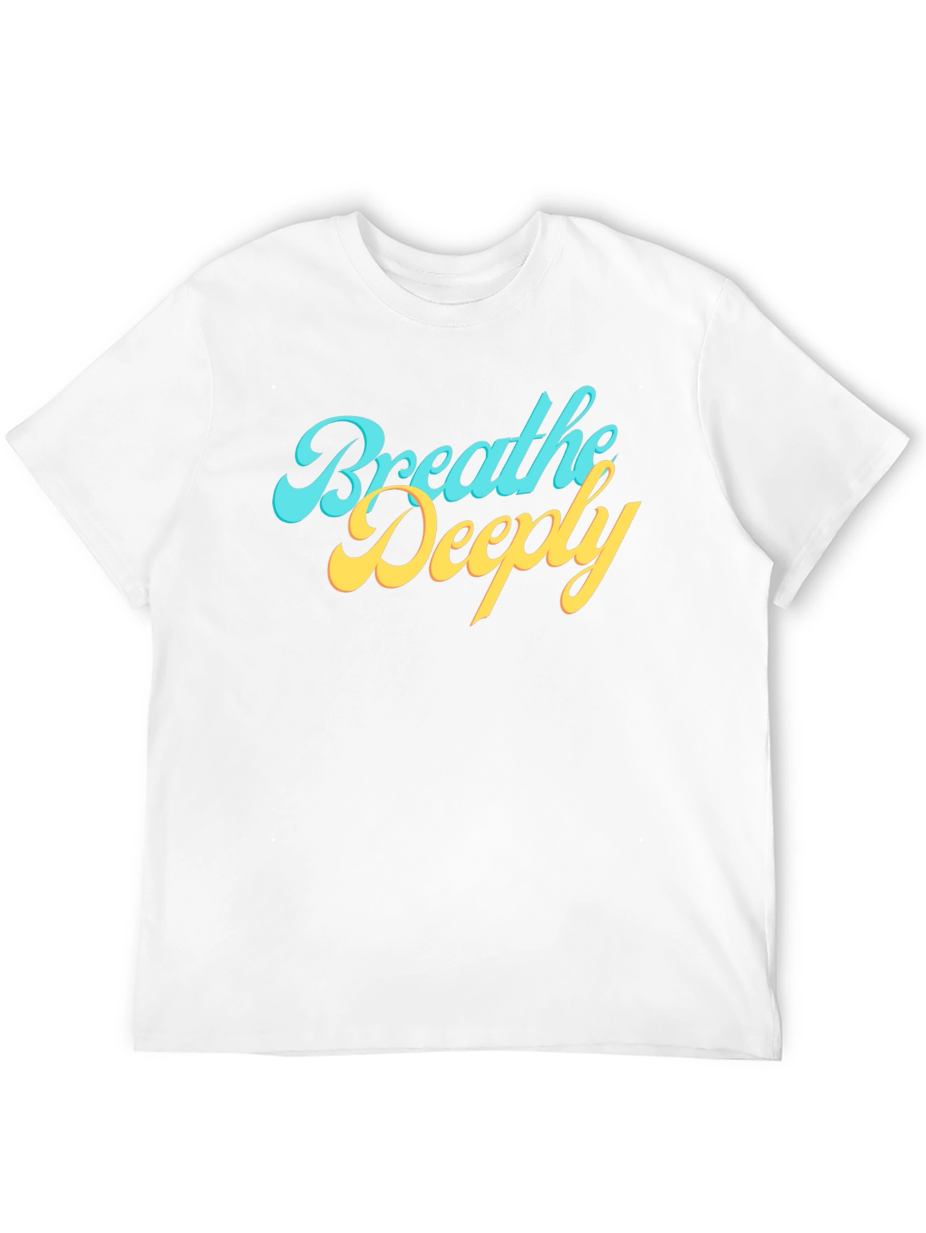 Breathe Deeply Graphic Tee - Comfort Fit