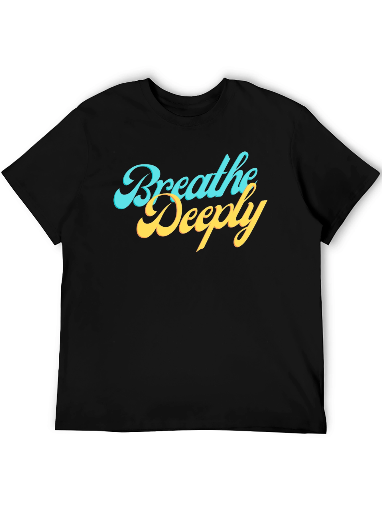 Breathe Deeply Graphic Tee - Comfort Fit