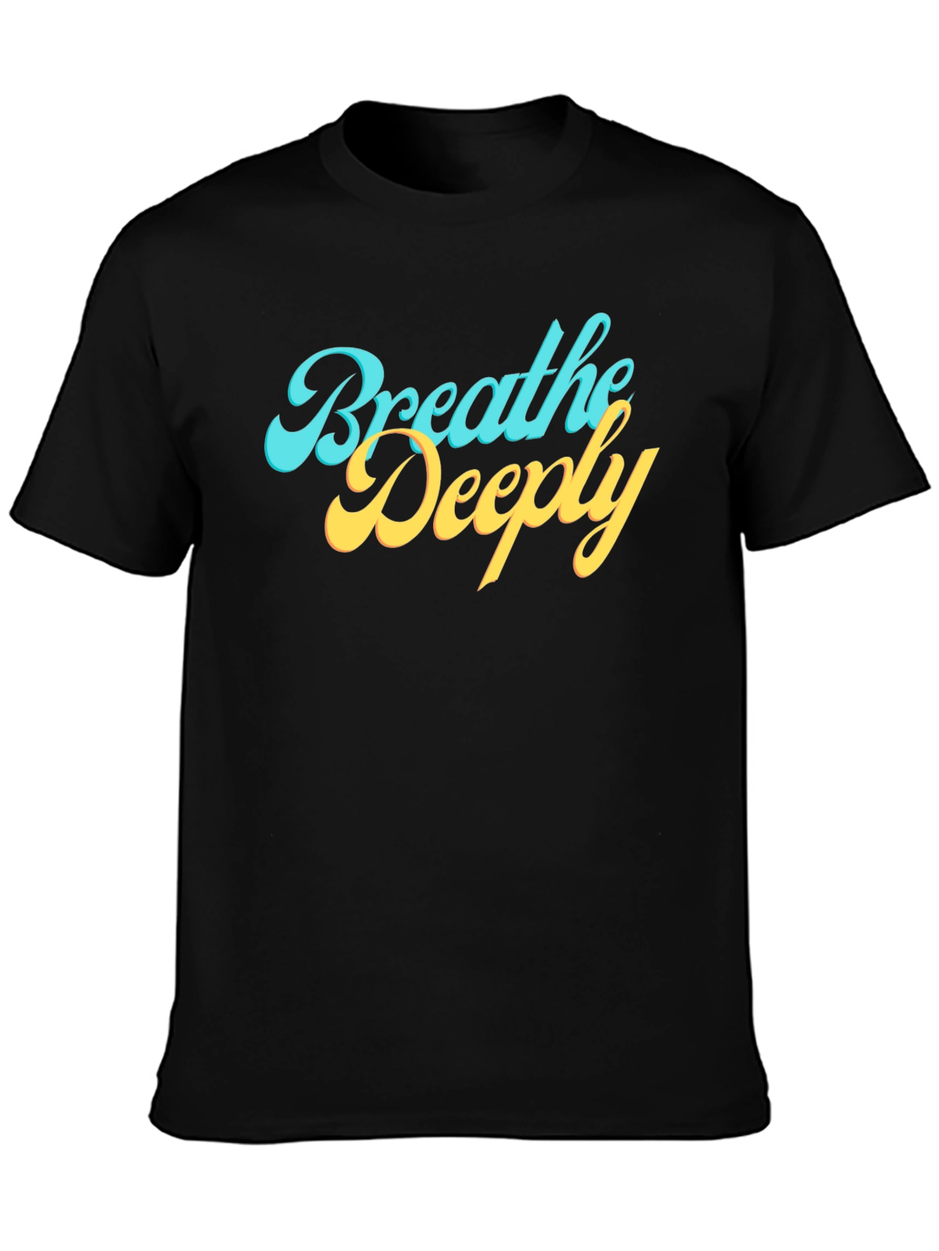 Breathe Deeply Graphic Tee - Comfort Fit