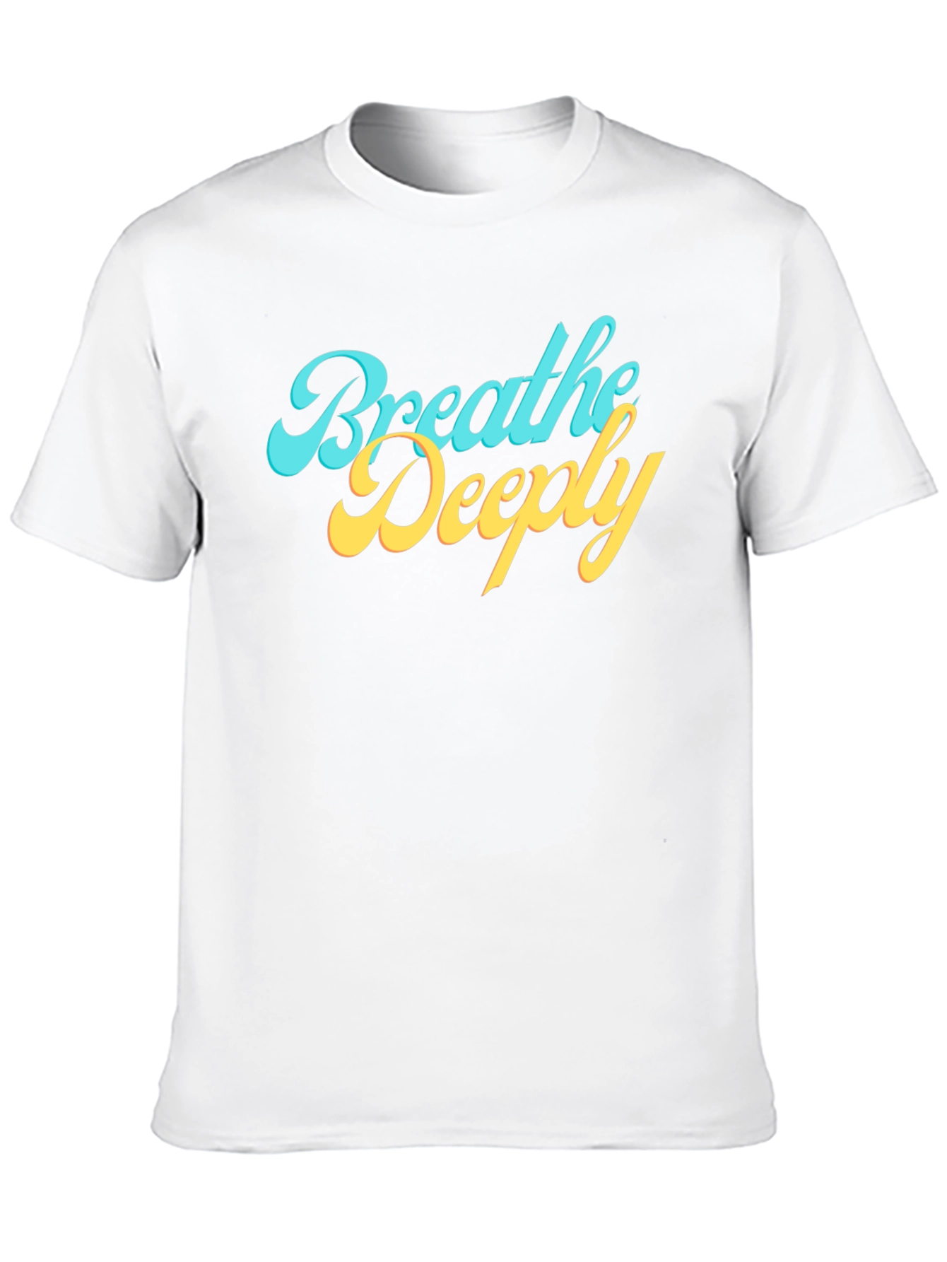 Breathe Deeply Graphic Tee - Comfort Fit