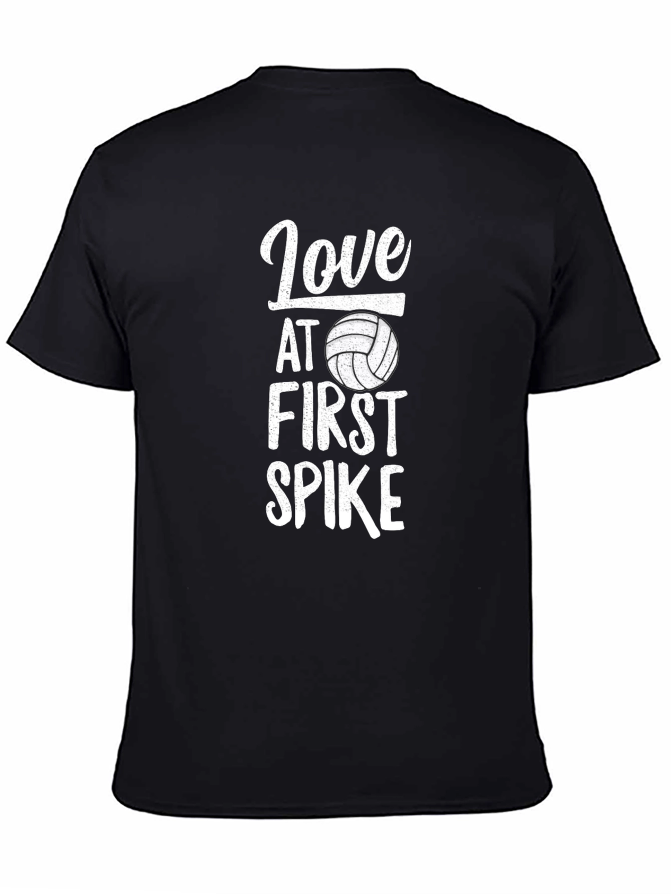 Love at First Spike Volleyball Graphic Tee