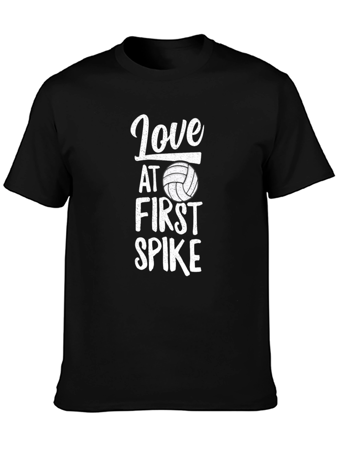 Love at First Spike Volleyball Graphic Tee