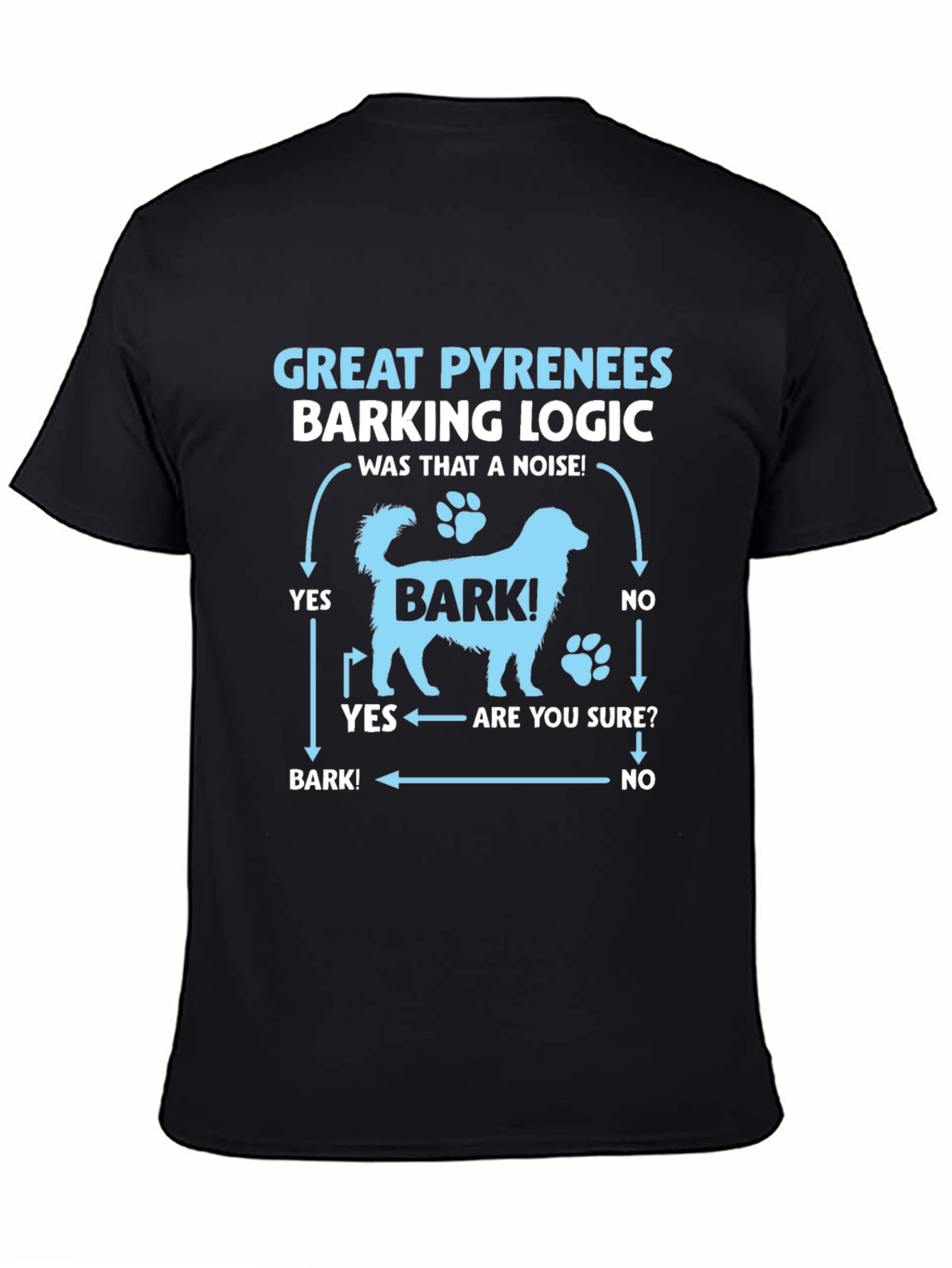 Great Pyrenees Barking Logic T-Shirt