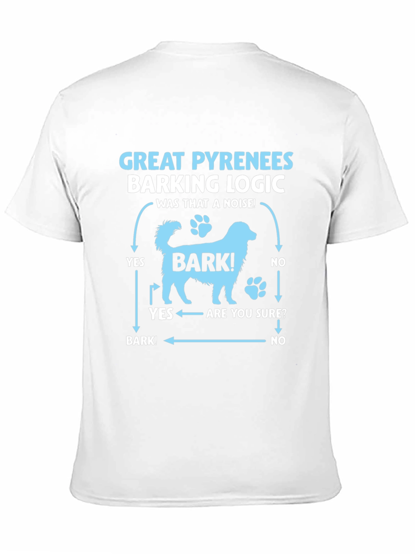 Great Pyrenees Barking Logic T-Shirt