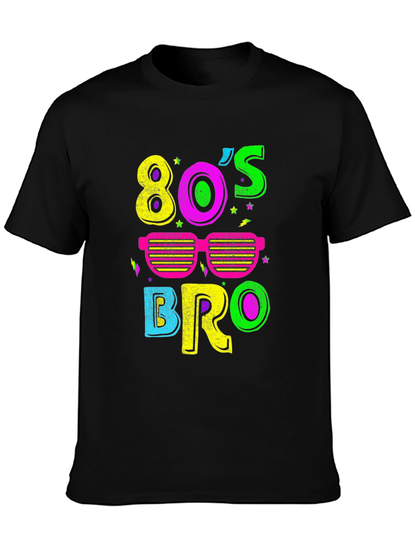 80s Bro Neon Graphic Tee