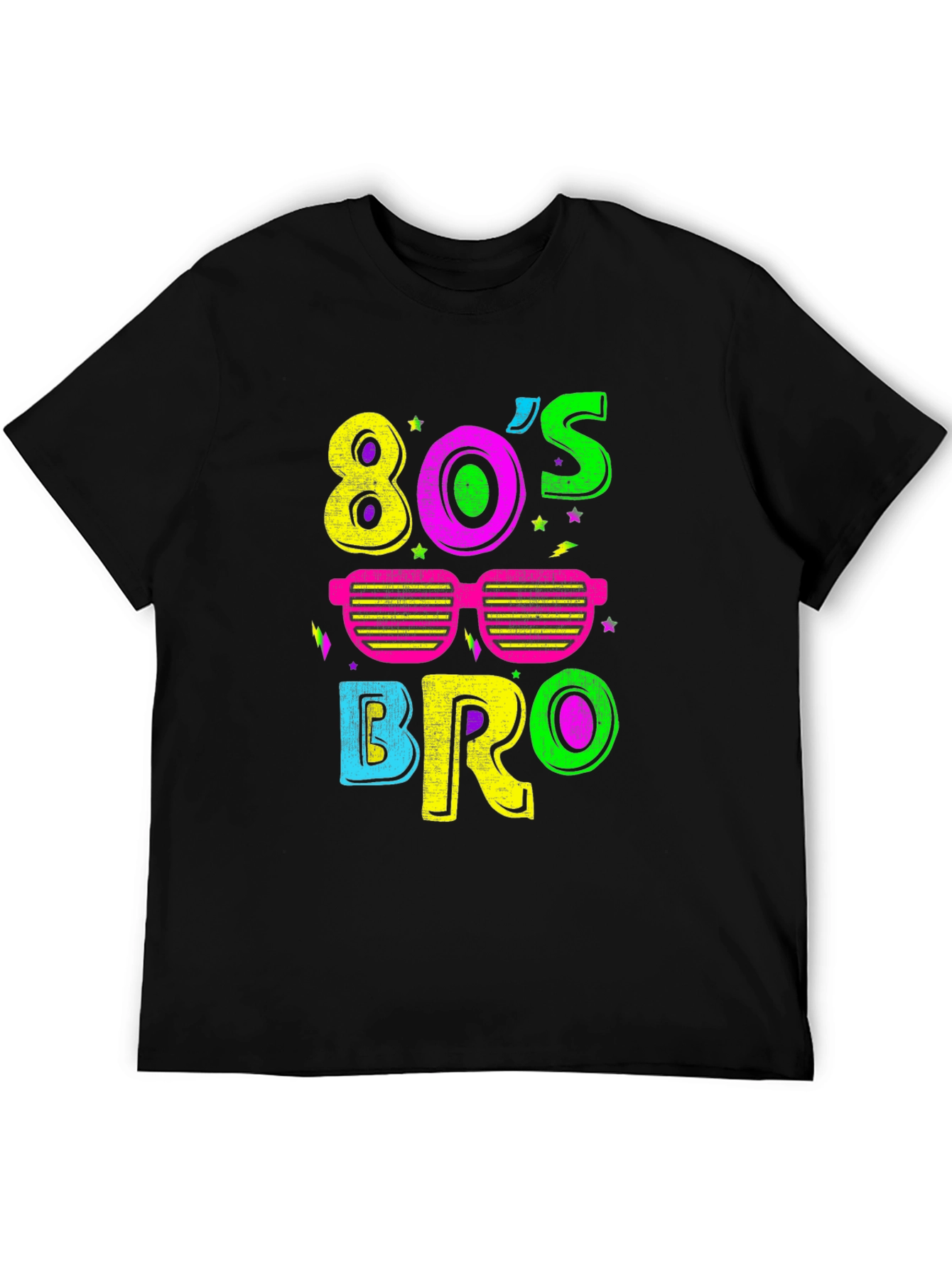 80s Bro Neon Graphic Tee