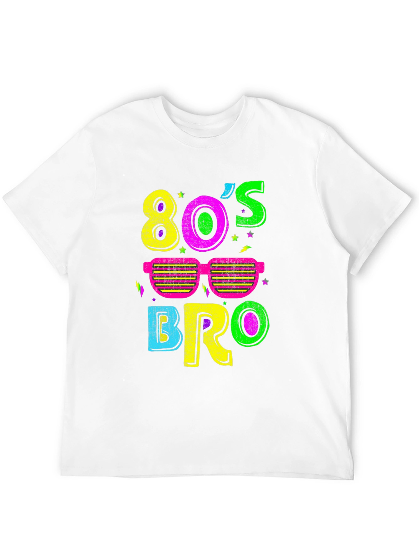 80s Bro Neon Graphic Tee