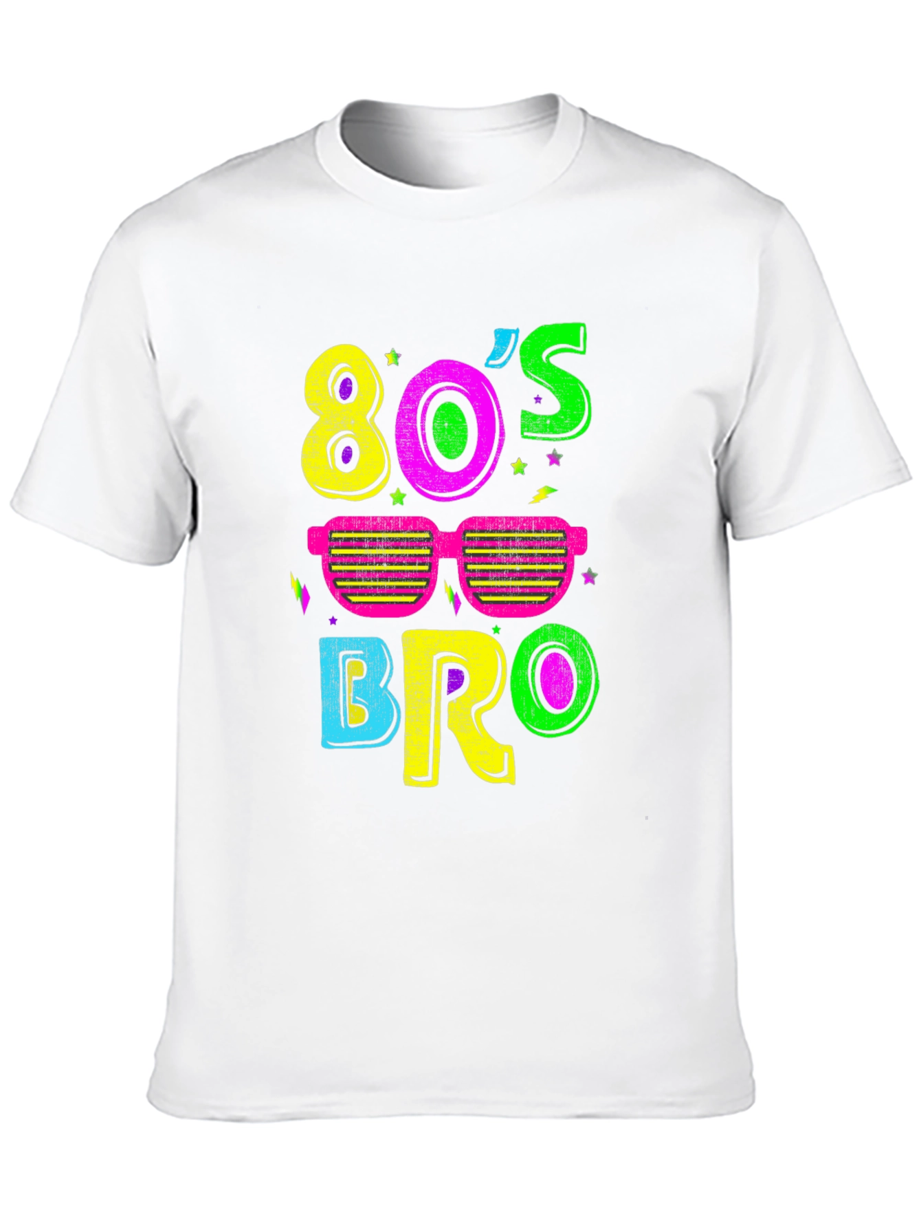 80s Bro Neon Graphic Tee