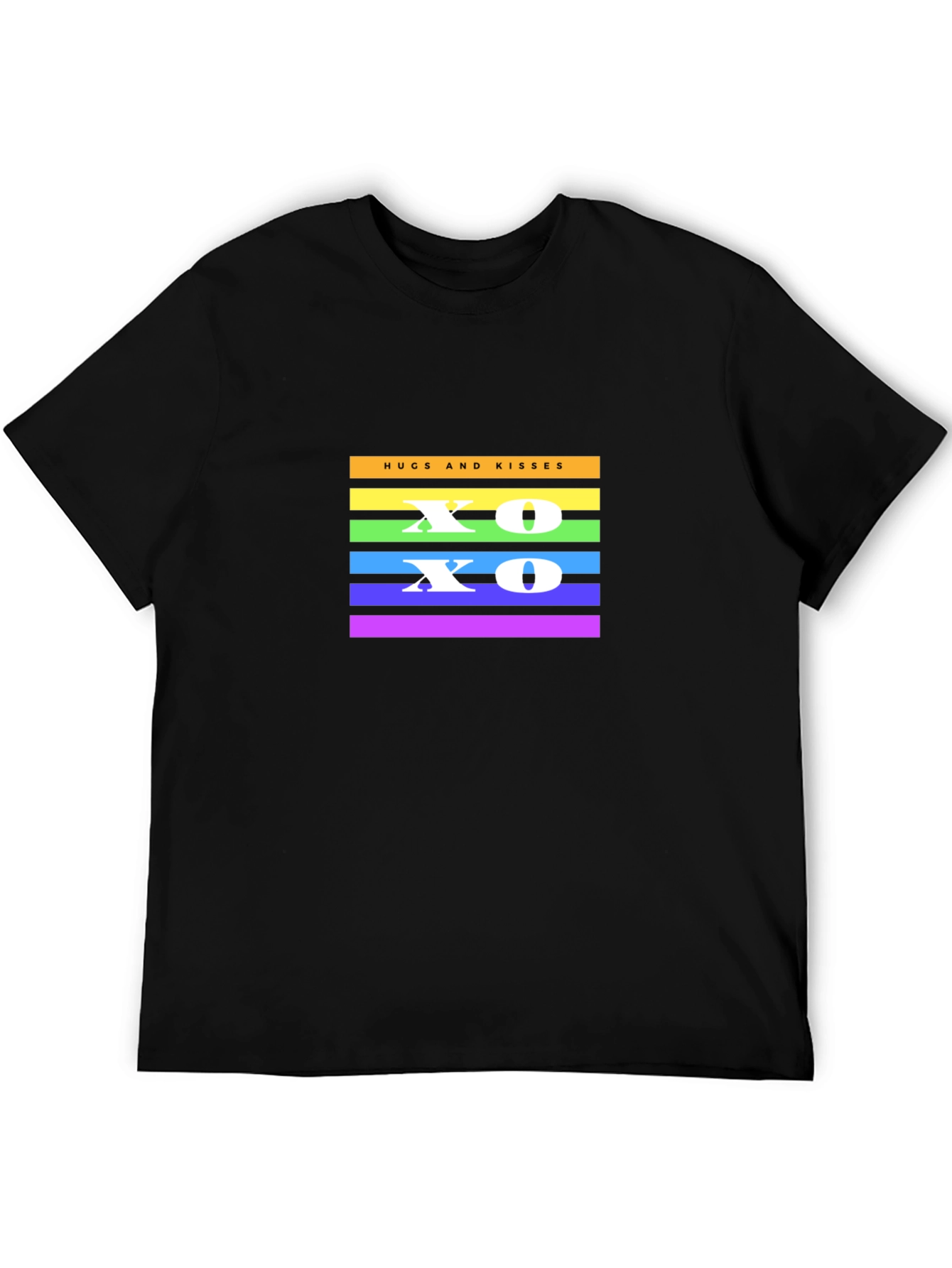Hugs and Kisses Rainbow Pride T-Shirt