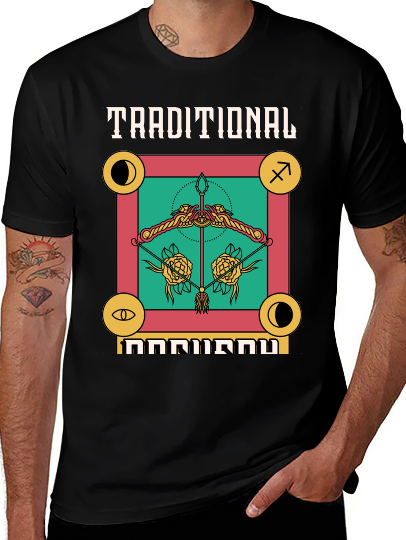 Traditional Sagittarius Graphic Tee
