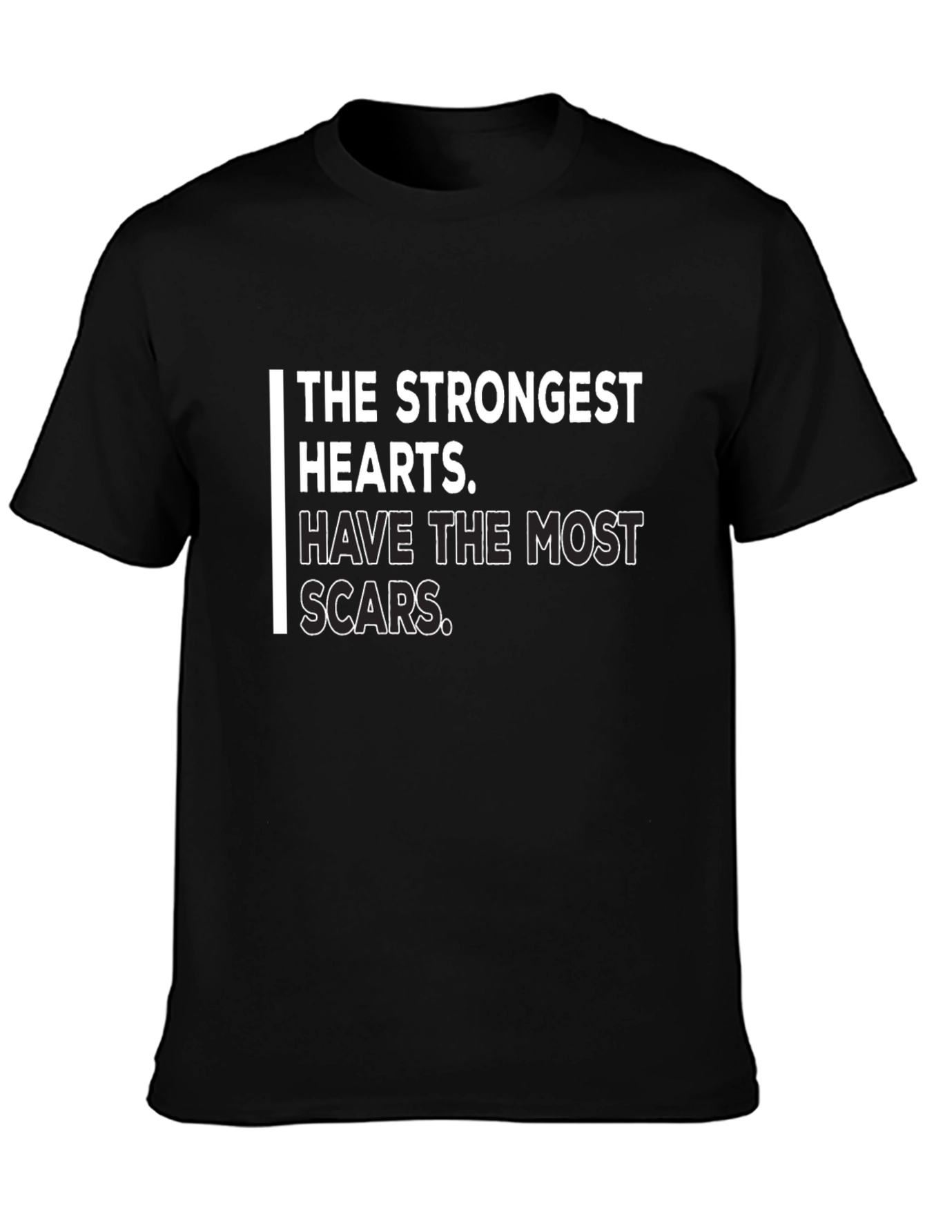 Strongest Hearts Graphic T-Shirt - Inspirational Quote Tee
