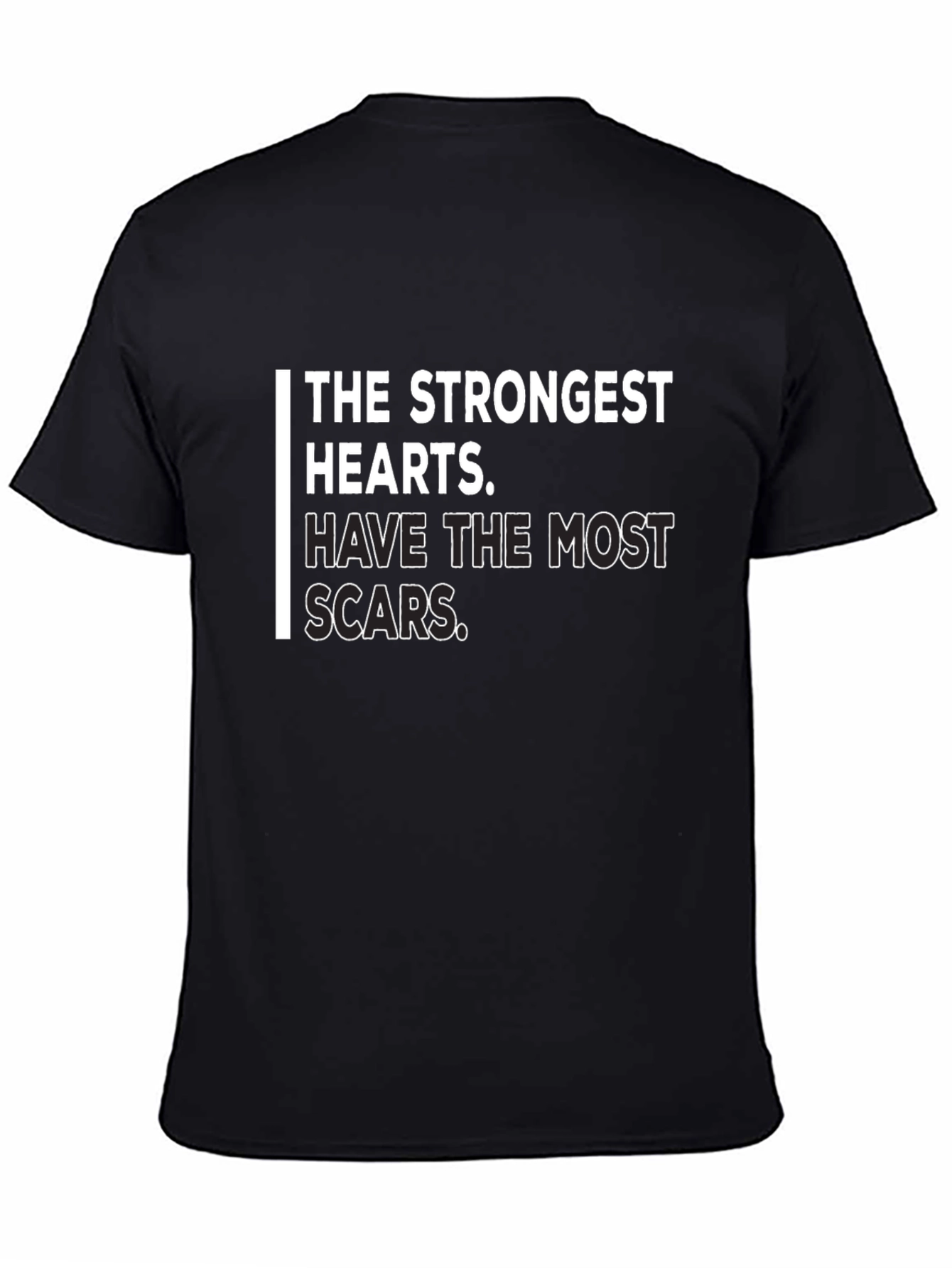 Strongest Hearts Graphic T-Shirt - Inspirational Quote Tee