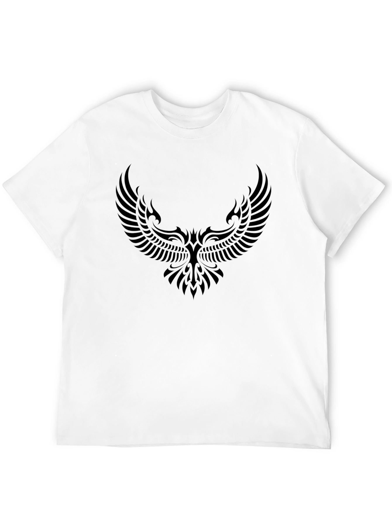 Black Eagle Graphic Print Mens T-Shirt