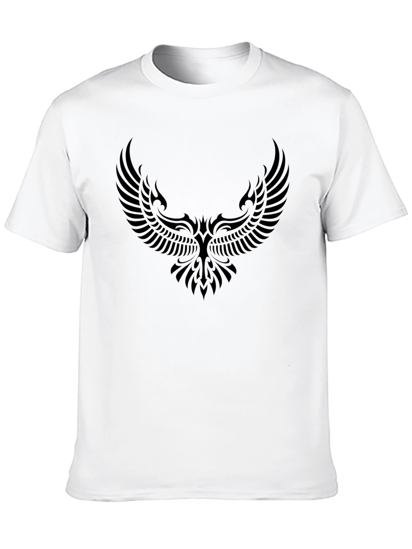Black Eagle Graphic Print Mens T-Shirt