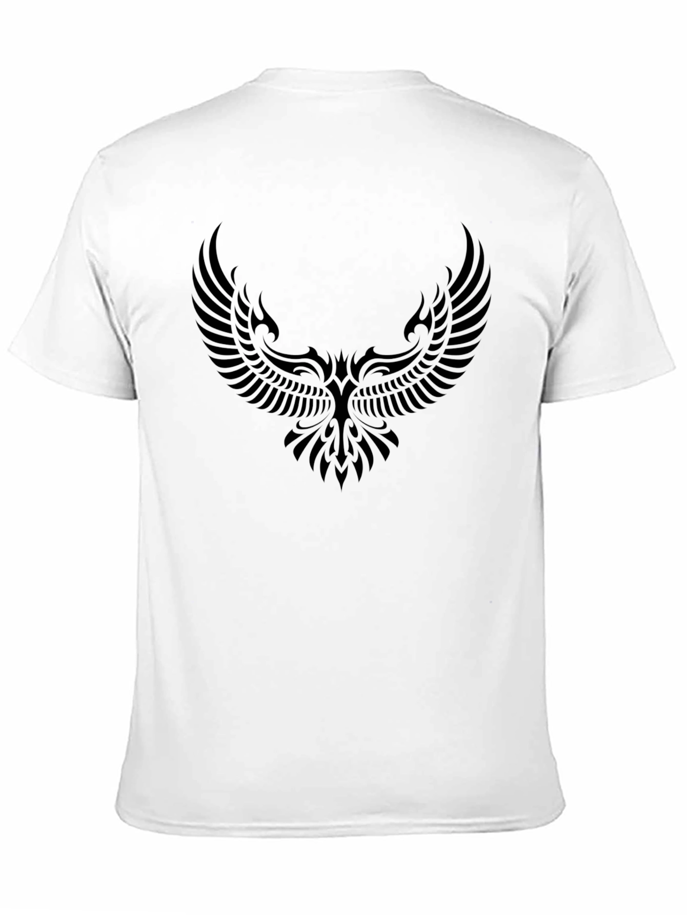 Black Eagle Graphic Print Mens T-Shirt