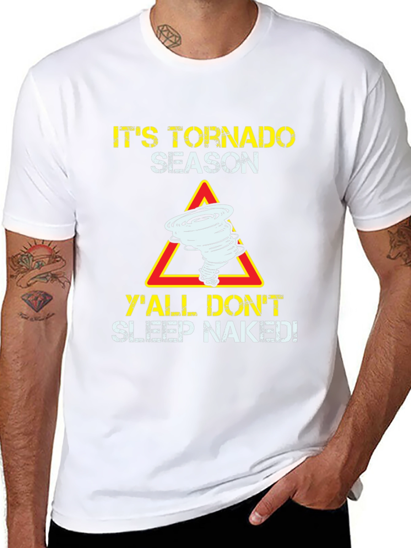 Its Tornado Season Funny Graphic T-Shirt