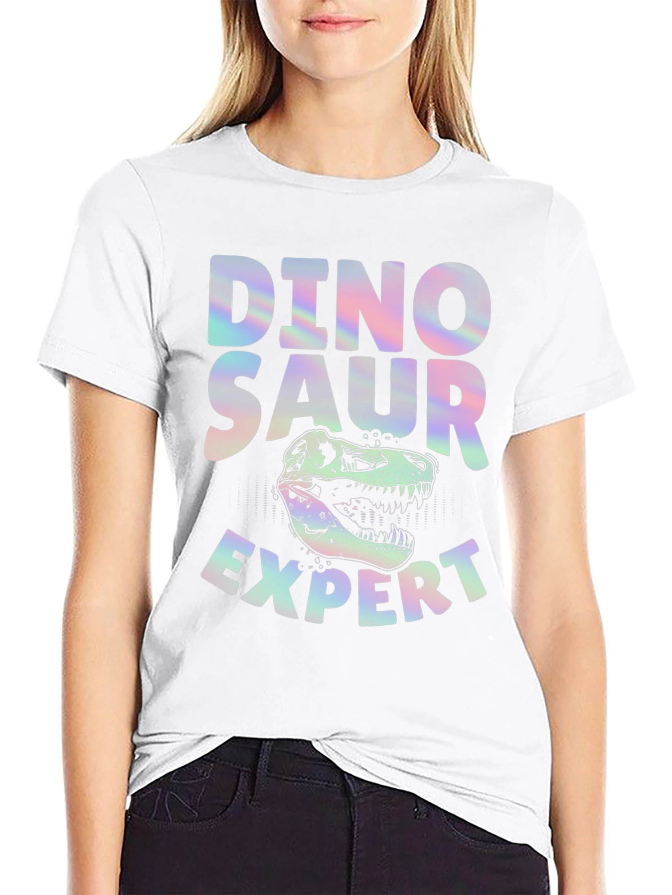 Dinosaur Expert Graphic T-Shirt - Novelty Tee