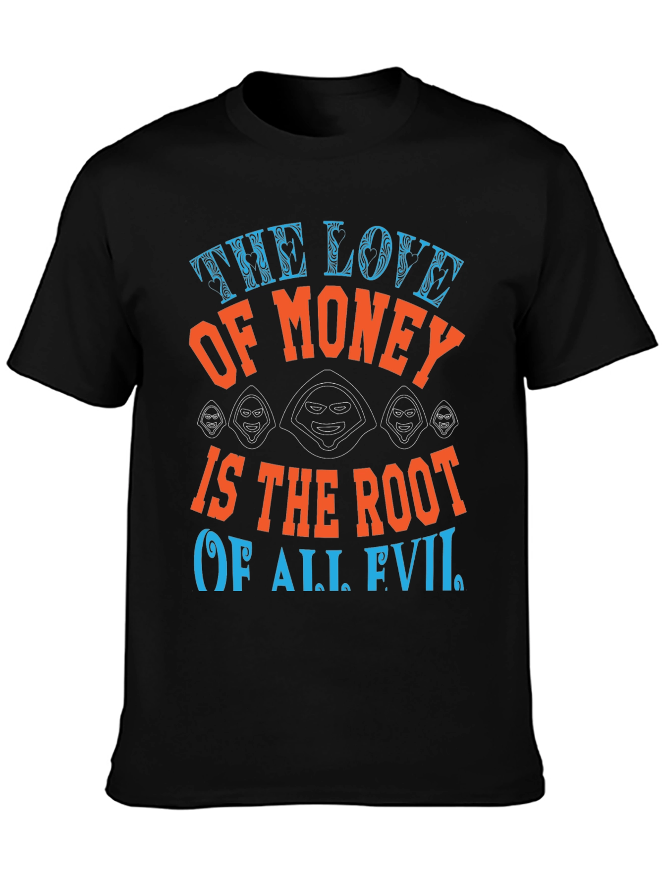The Love of Money Evil Graphic T-Shirt
