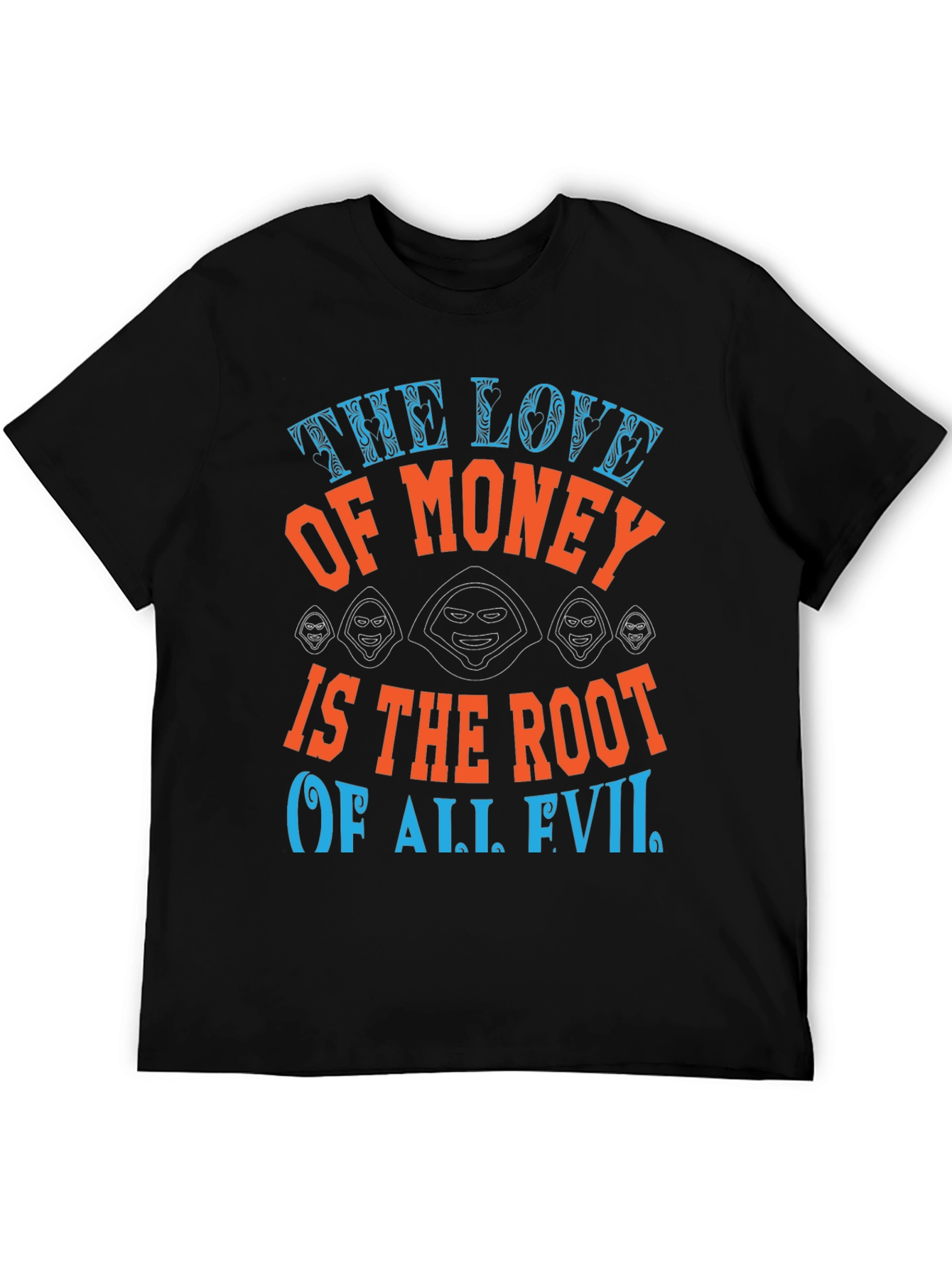 The Love of Money Evil Graphic T-Shirt