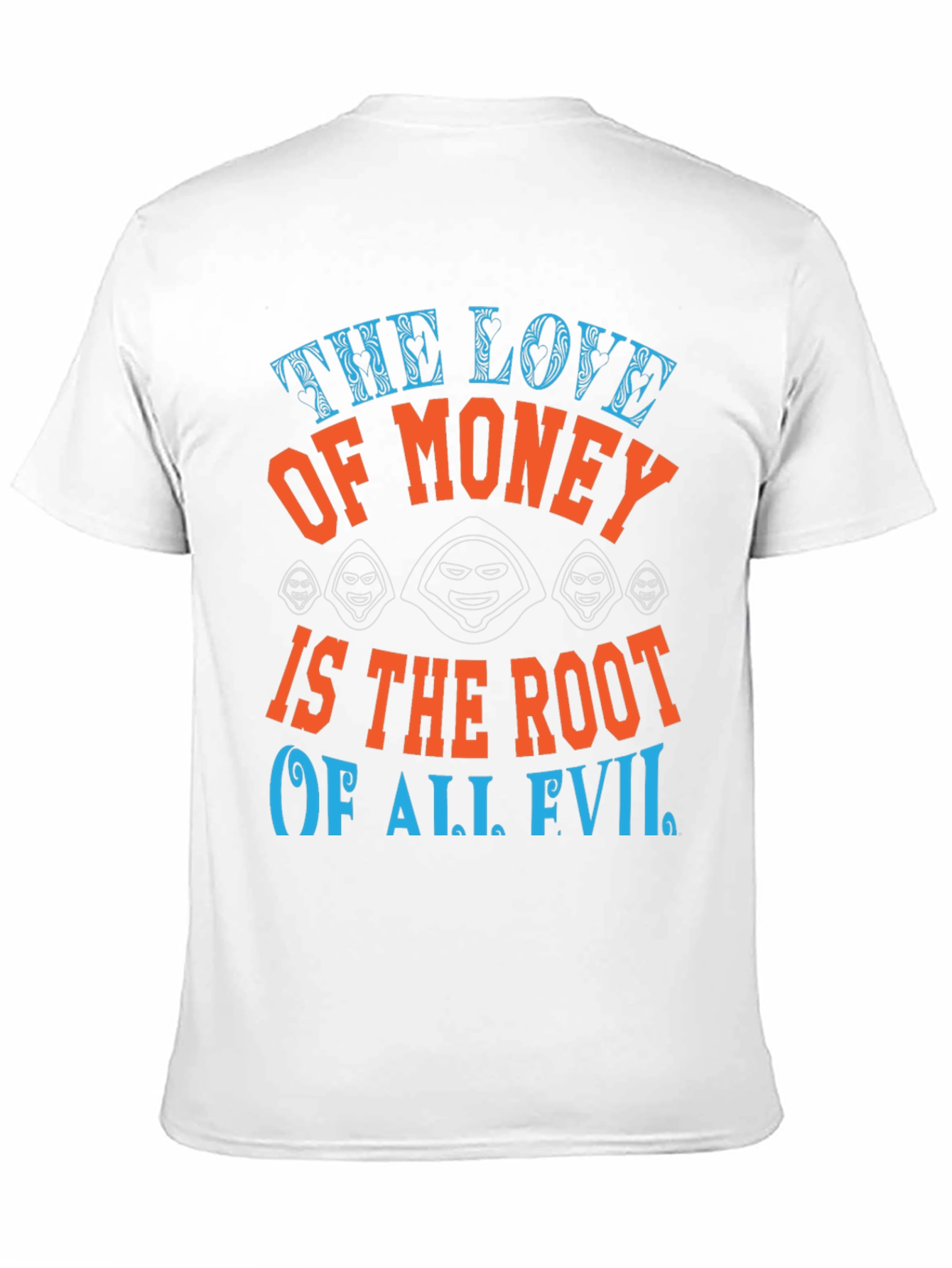 The Love of Money Evil Graphic T-Shirt