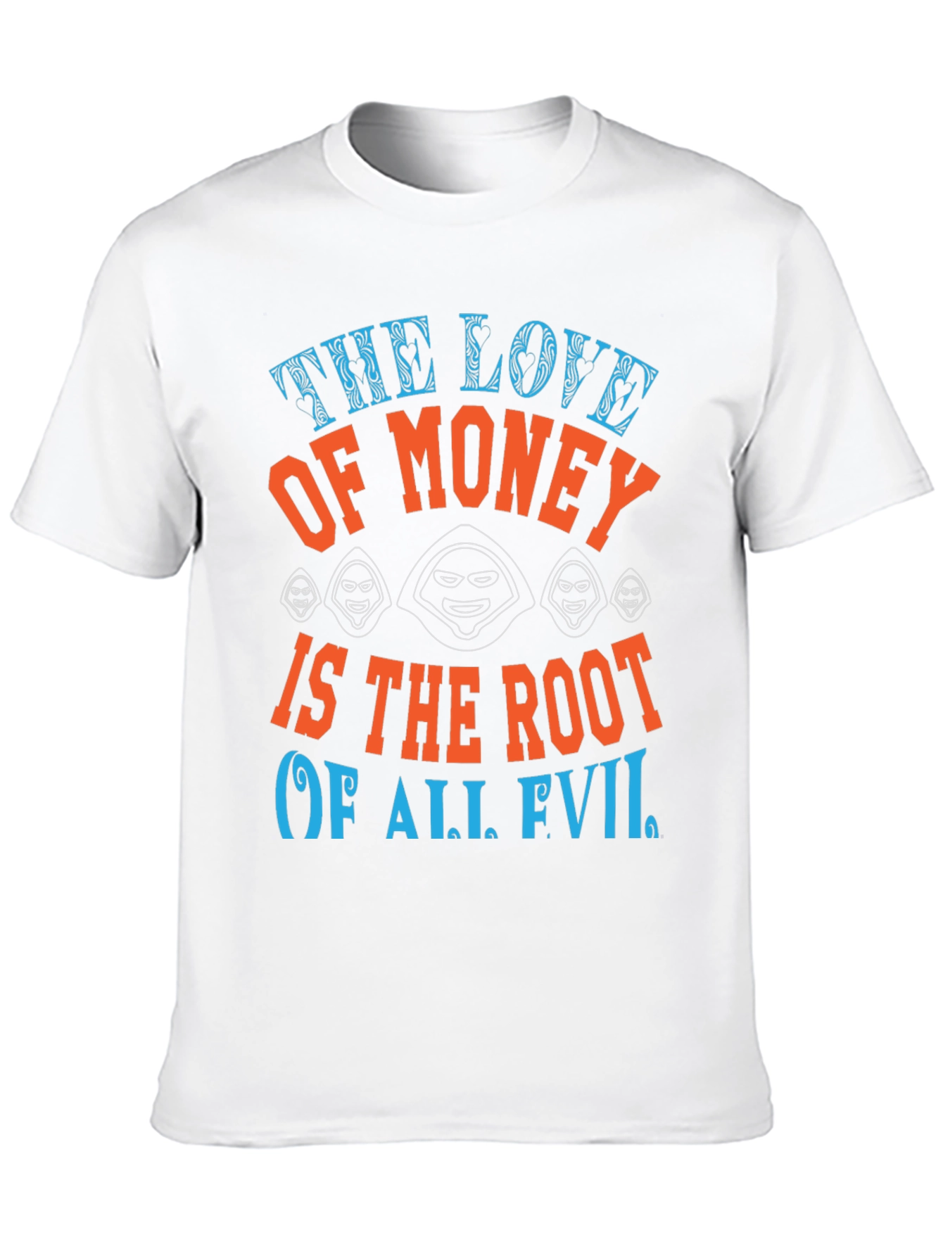 The Love of Money Evil Graphic T-Shirt