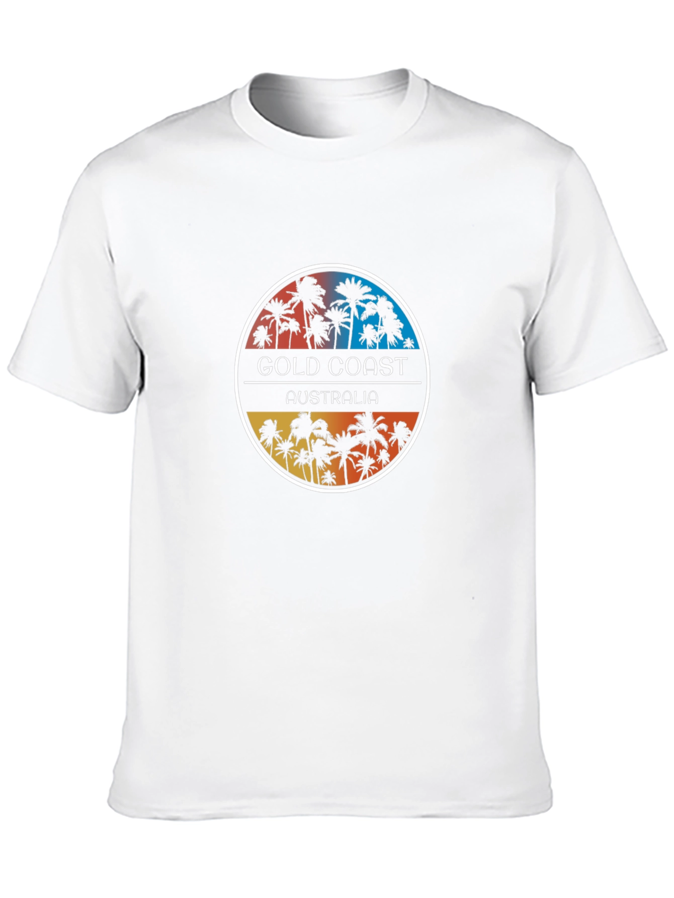 Gold Coast Australia Palm Tree T-Shirt