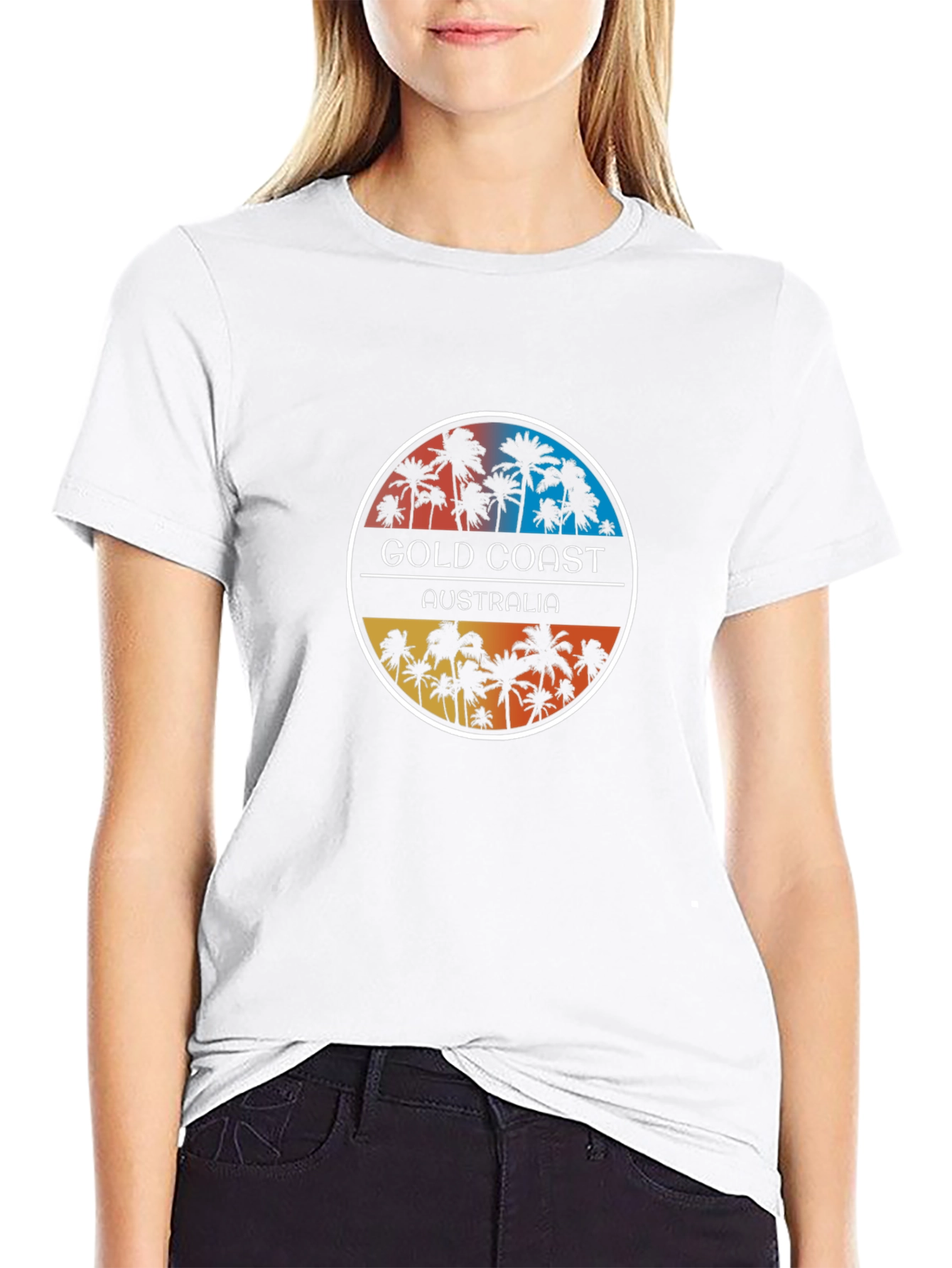 Gold Coast Australia Palm Tree T-Shirt