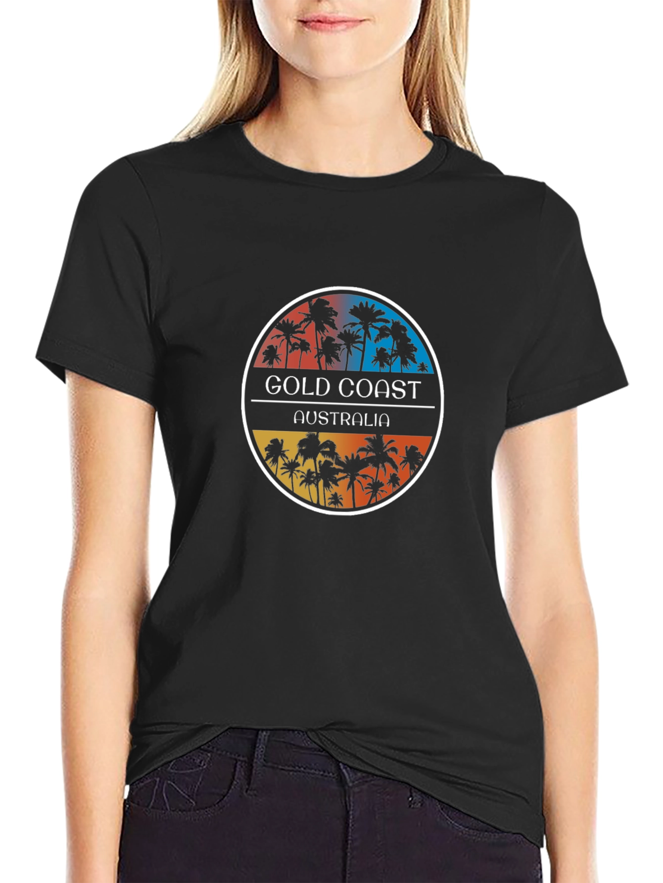 Gold Coast Australia Palm Tree T-Shirt