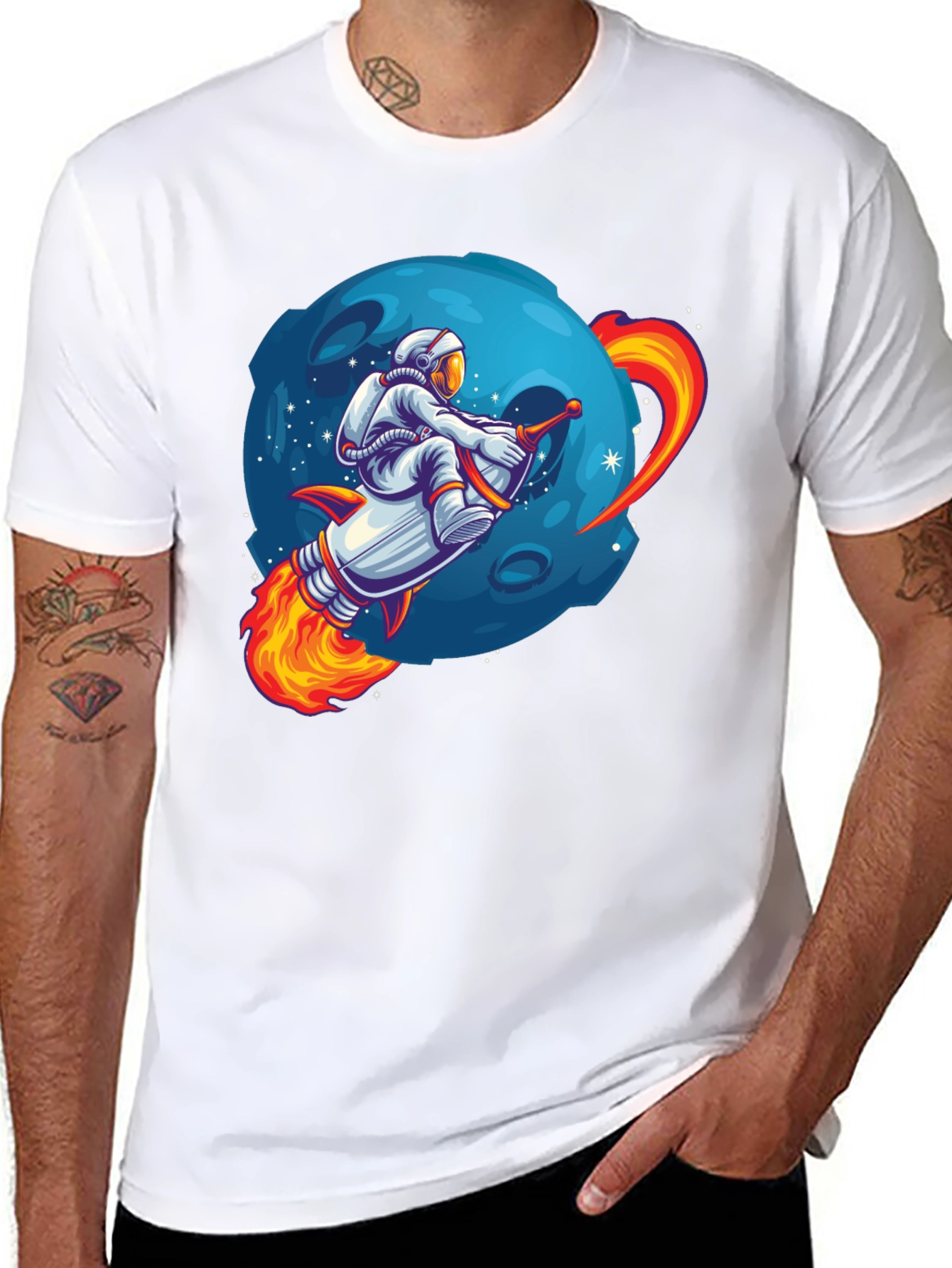 Astronaut Rocket Ride T-Shirt