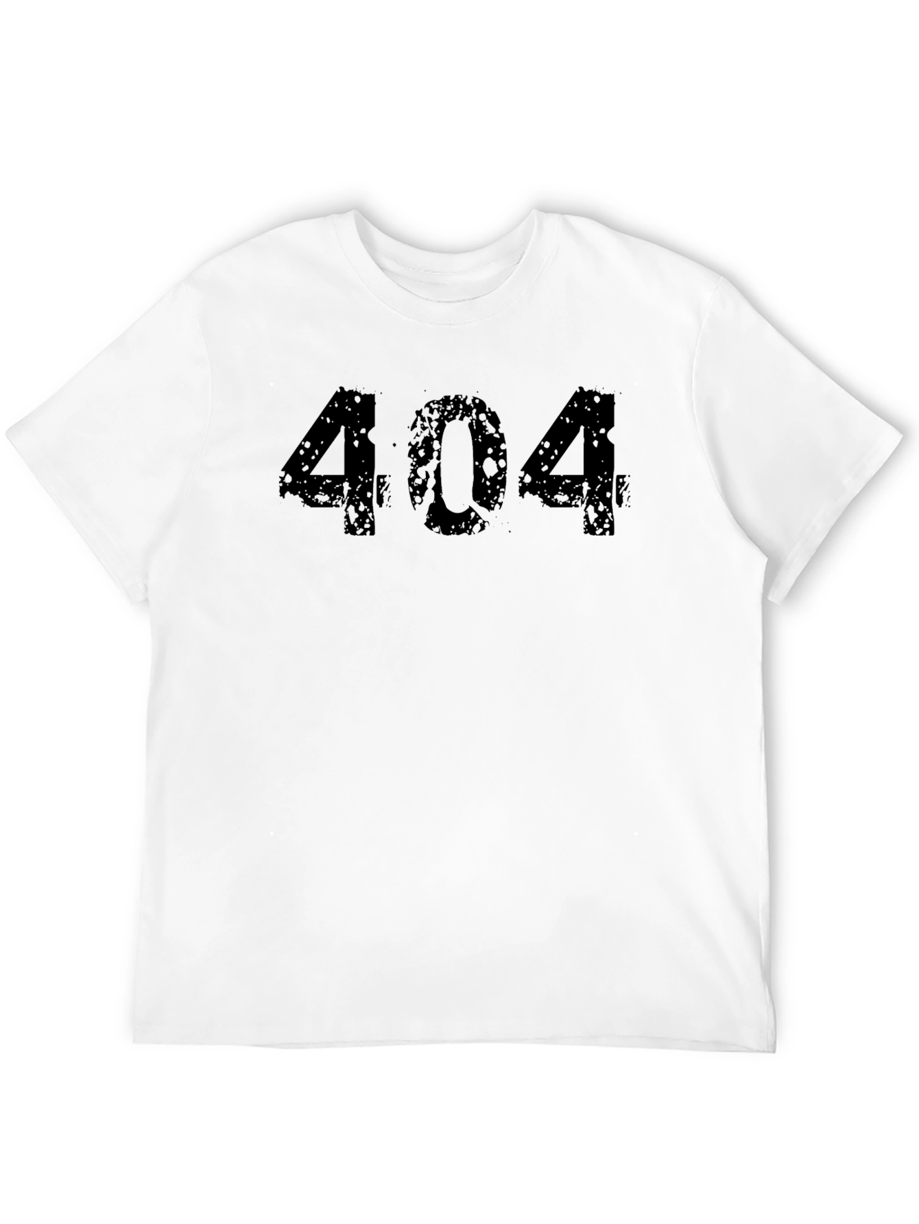 Error 404 T-Shirt - Distressed Graphic Tee