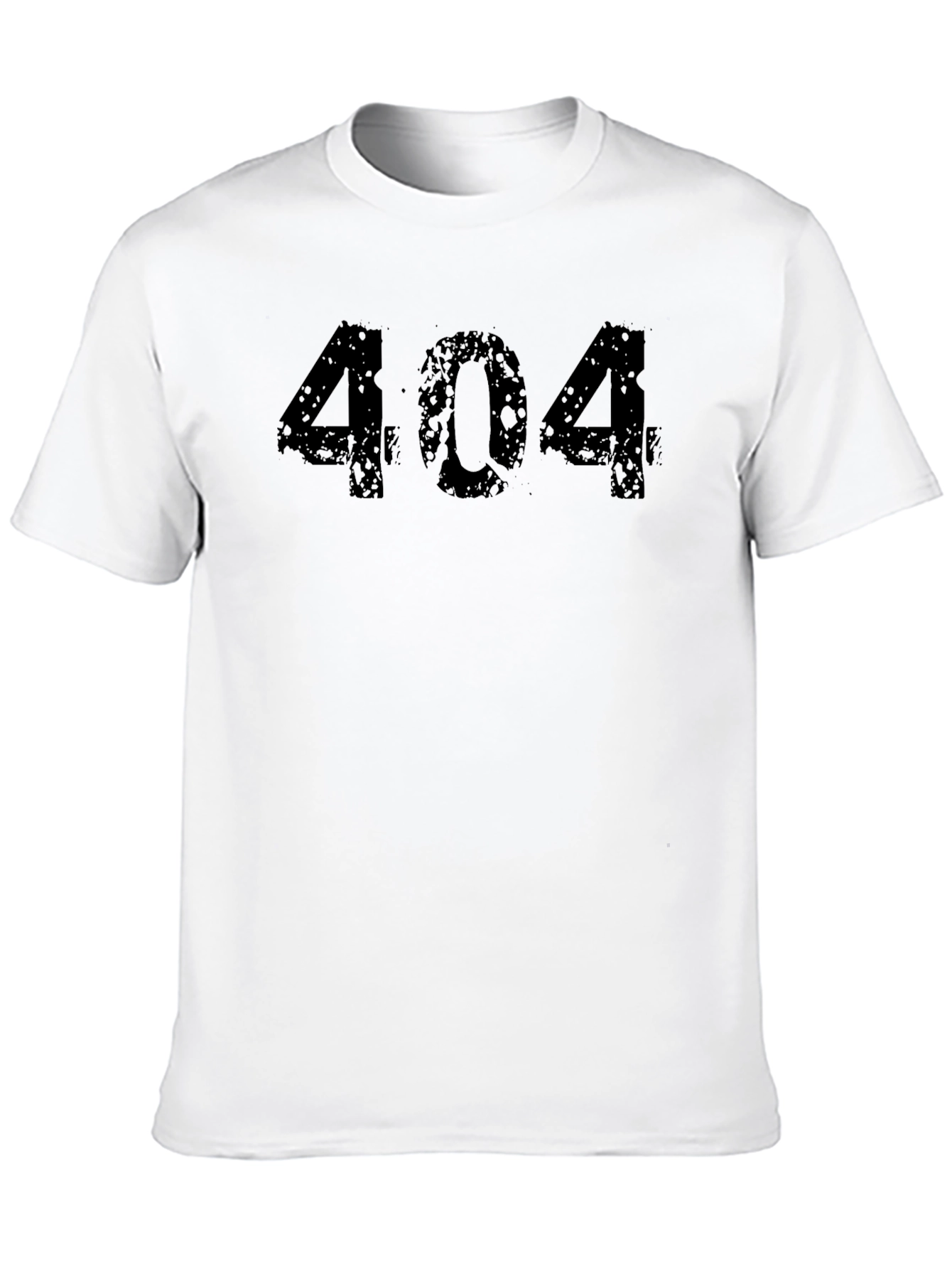 Error 404 T-Shirt - Distressed Graphic Tee