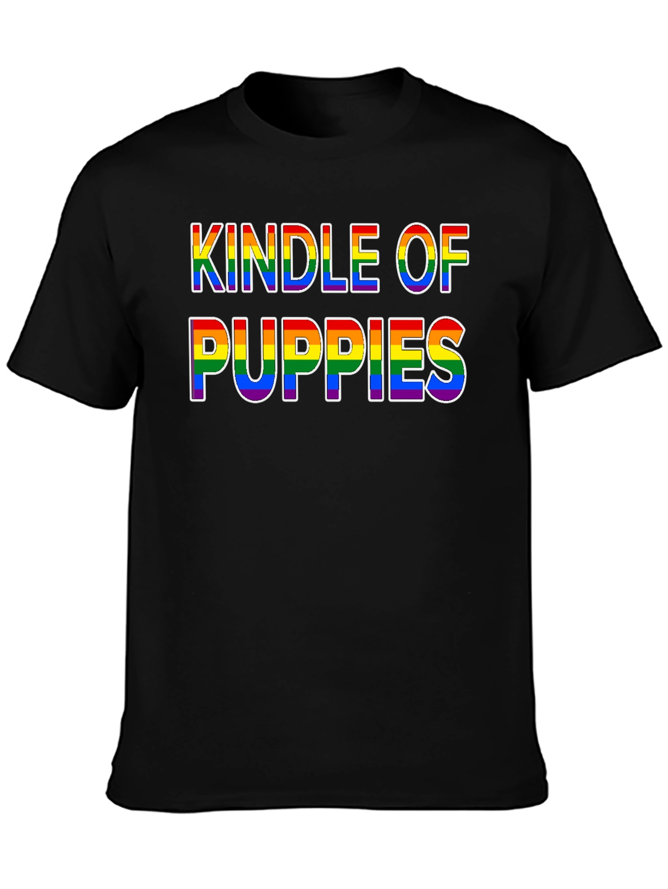 Kindle of Puppies Rainbow Pride T-Shirt