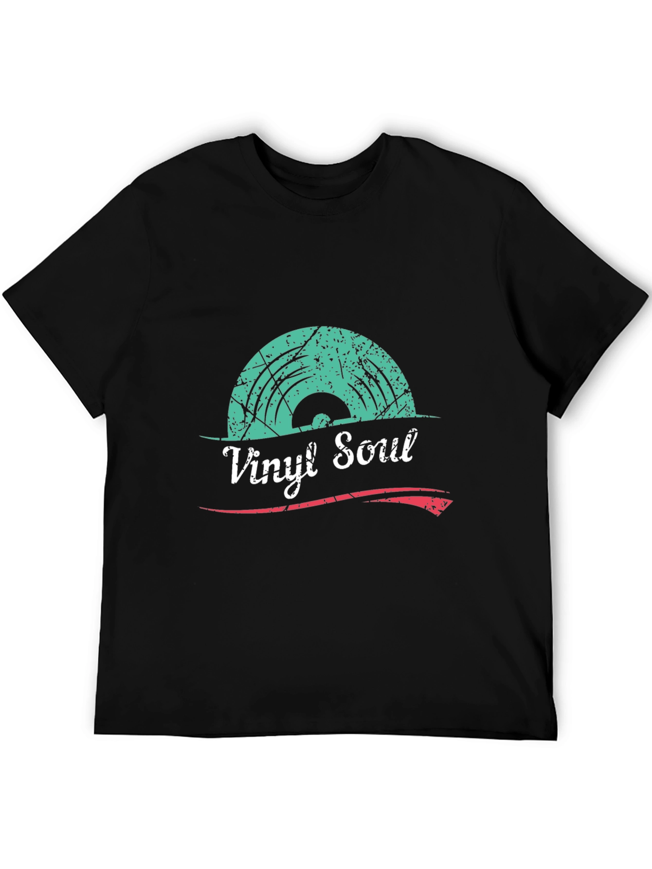 Vinyl Soul Graphic T-Shirt - Retro Music Tee