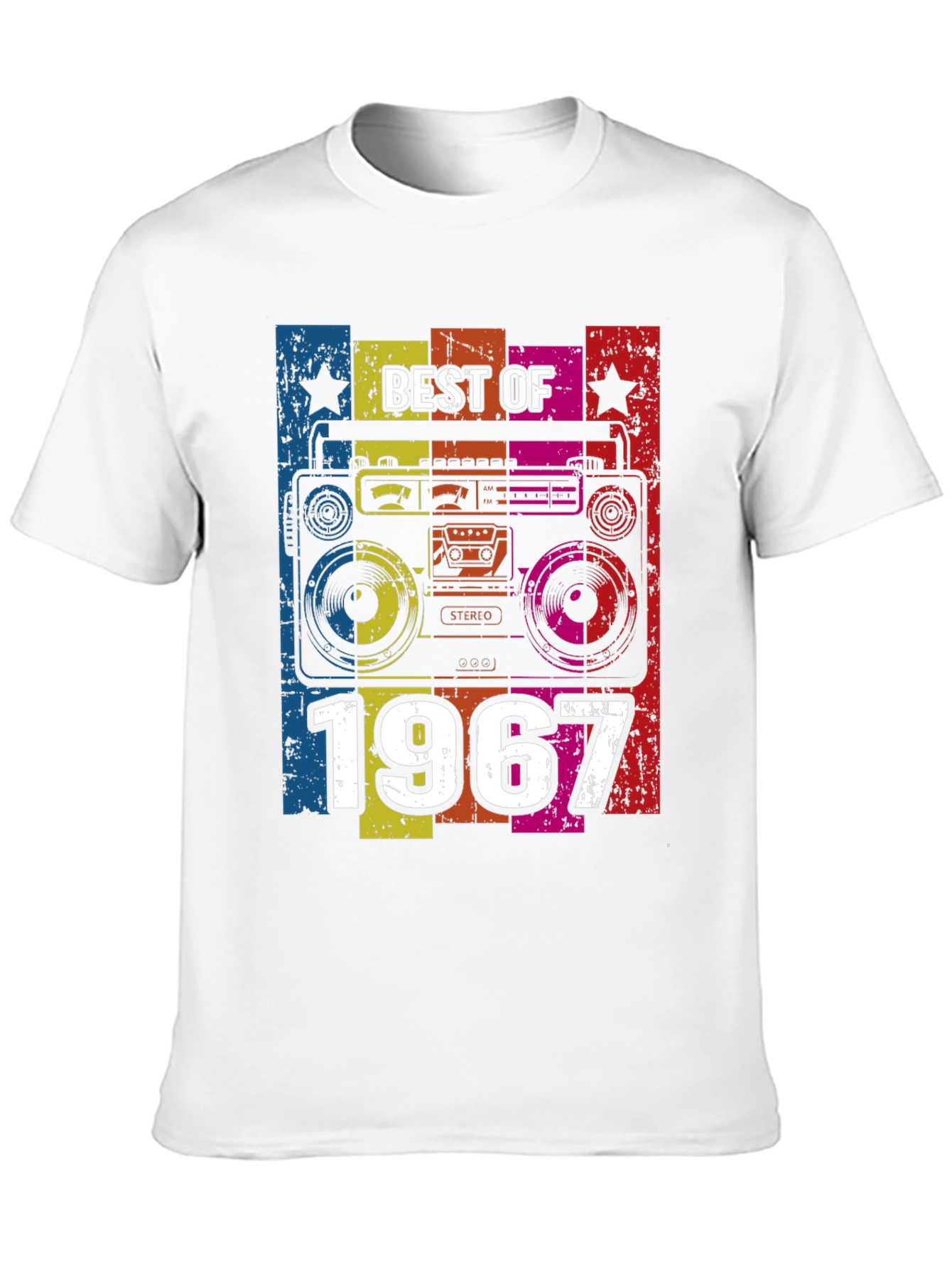 Best of 1967 Retro Boombox Mens T-Shirt