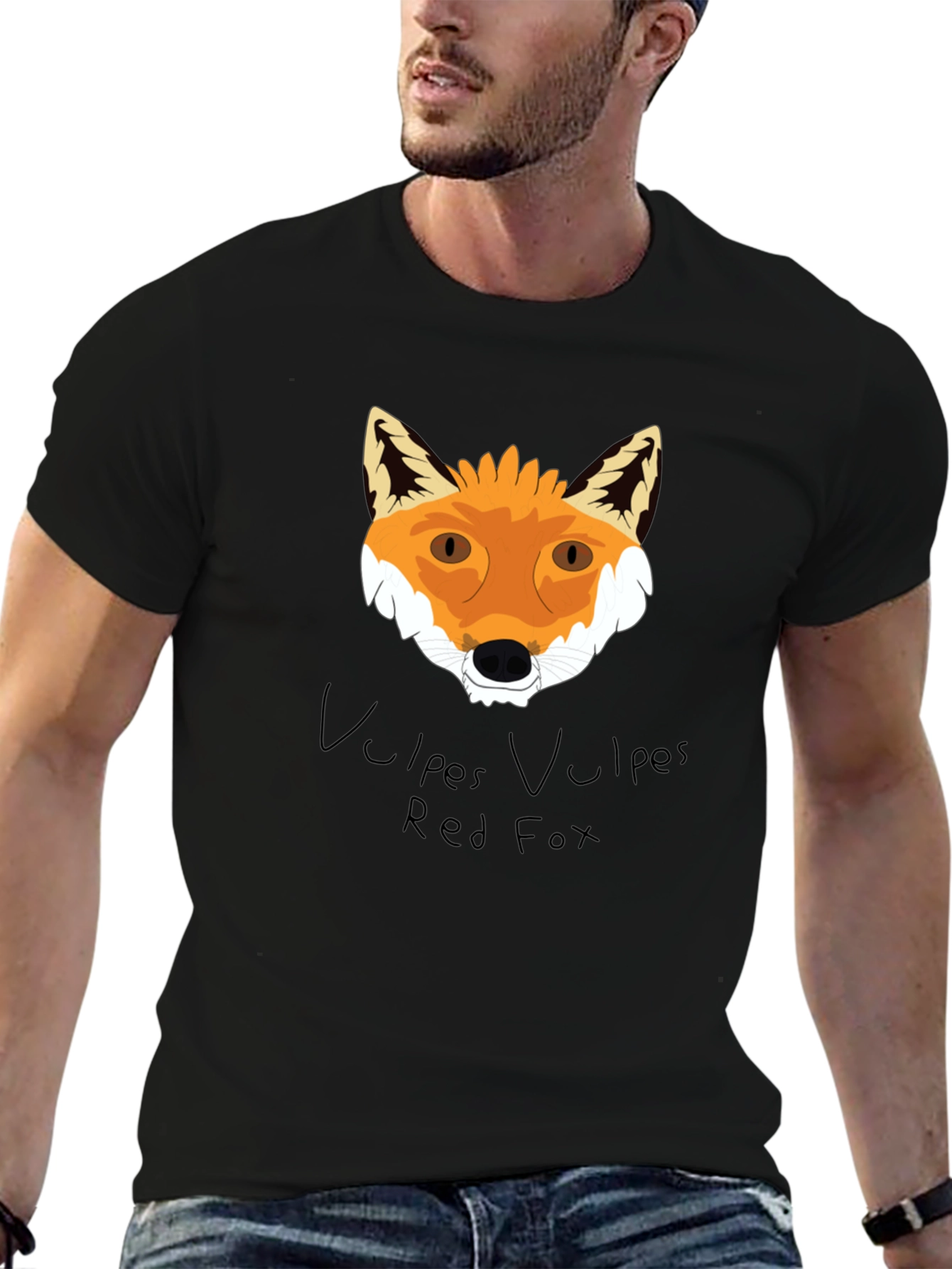 Red Fox Graphic Tee - Nature Lovers T-Shirt