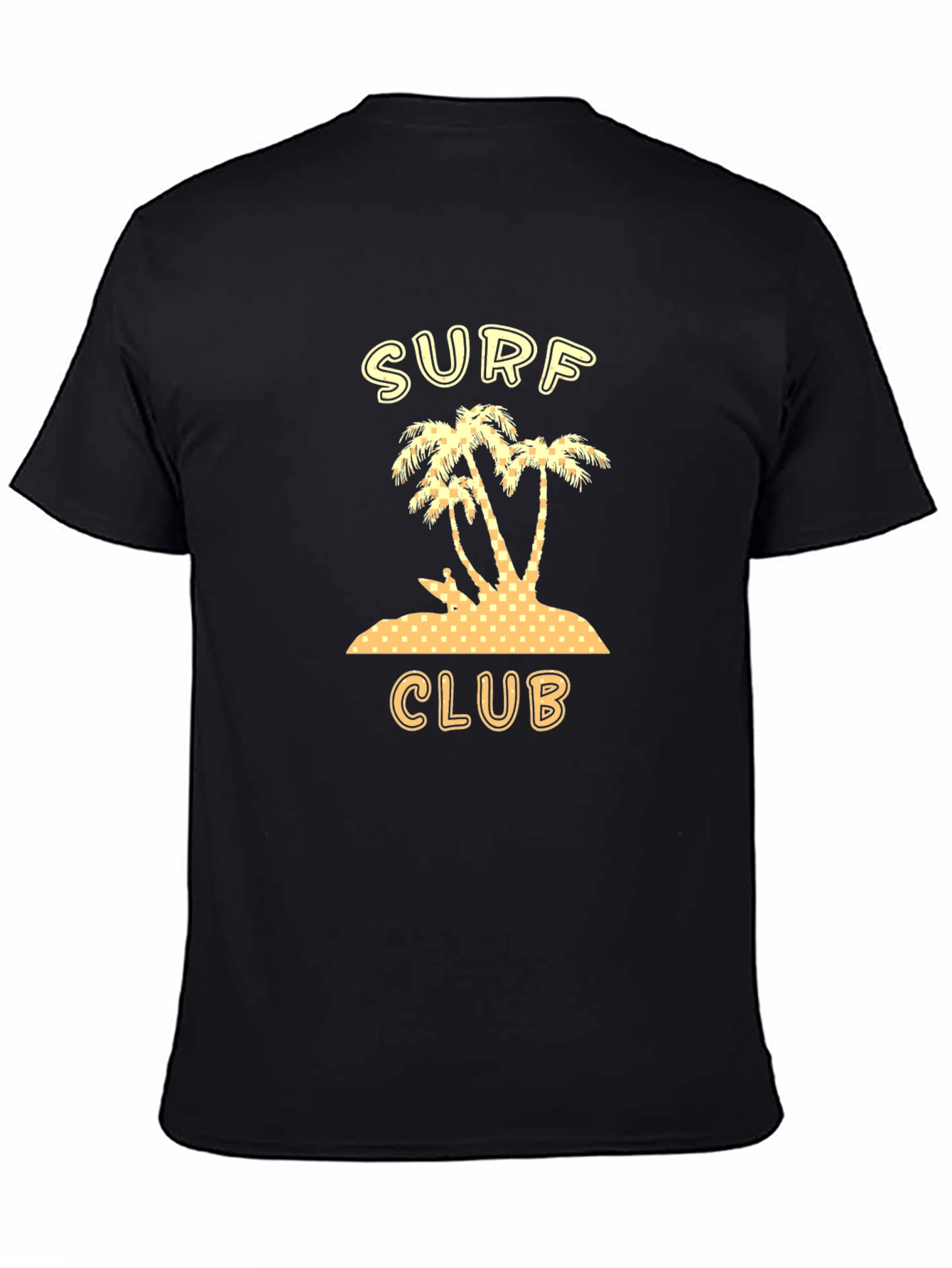 Surf Club T-Shirt | Palm Tree Island Design