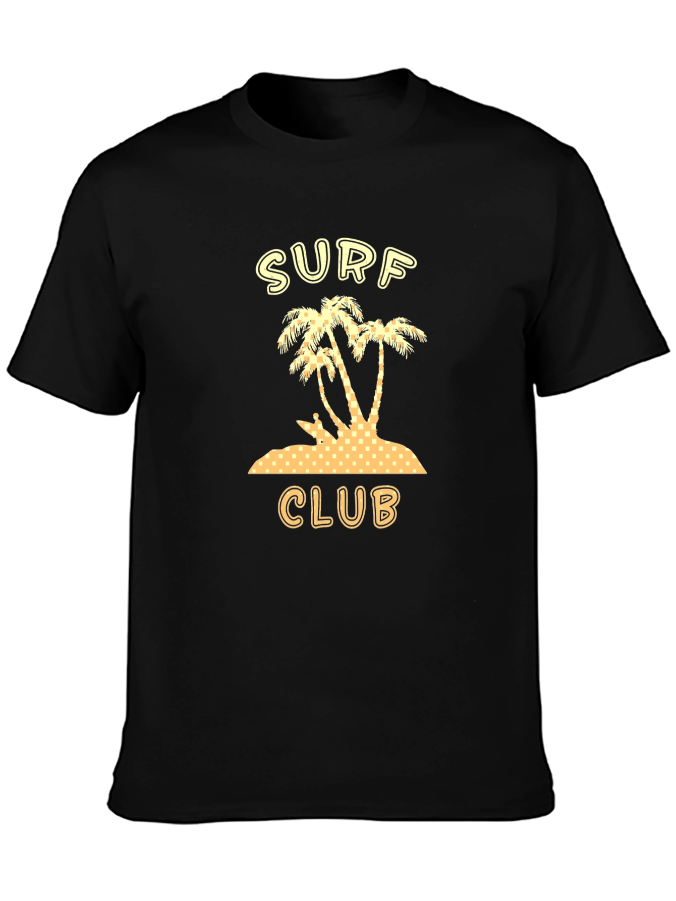 Surf Club T-Shirt | Palm Tree Island Design