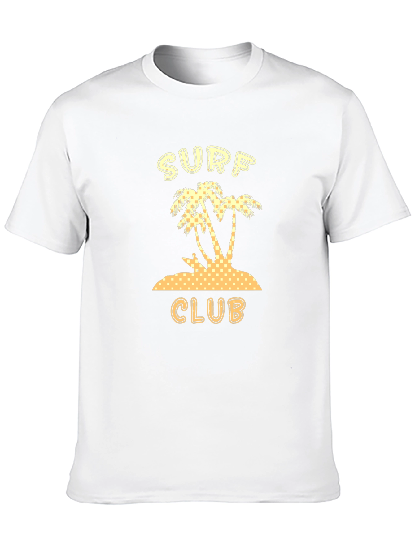 Surf Club T-Shirt | Palm Tree Island Design