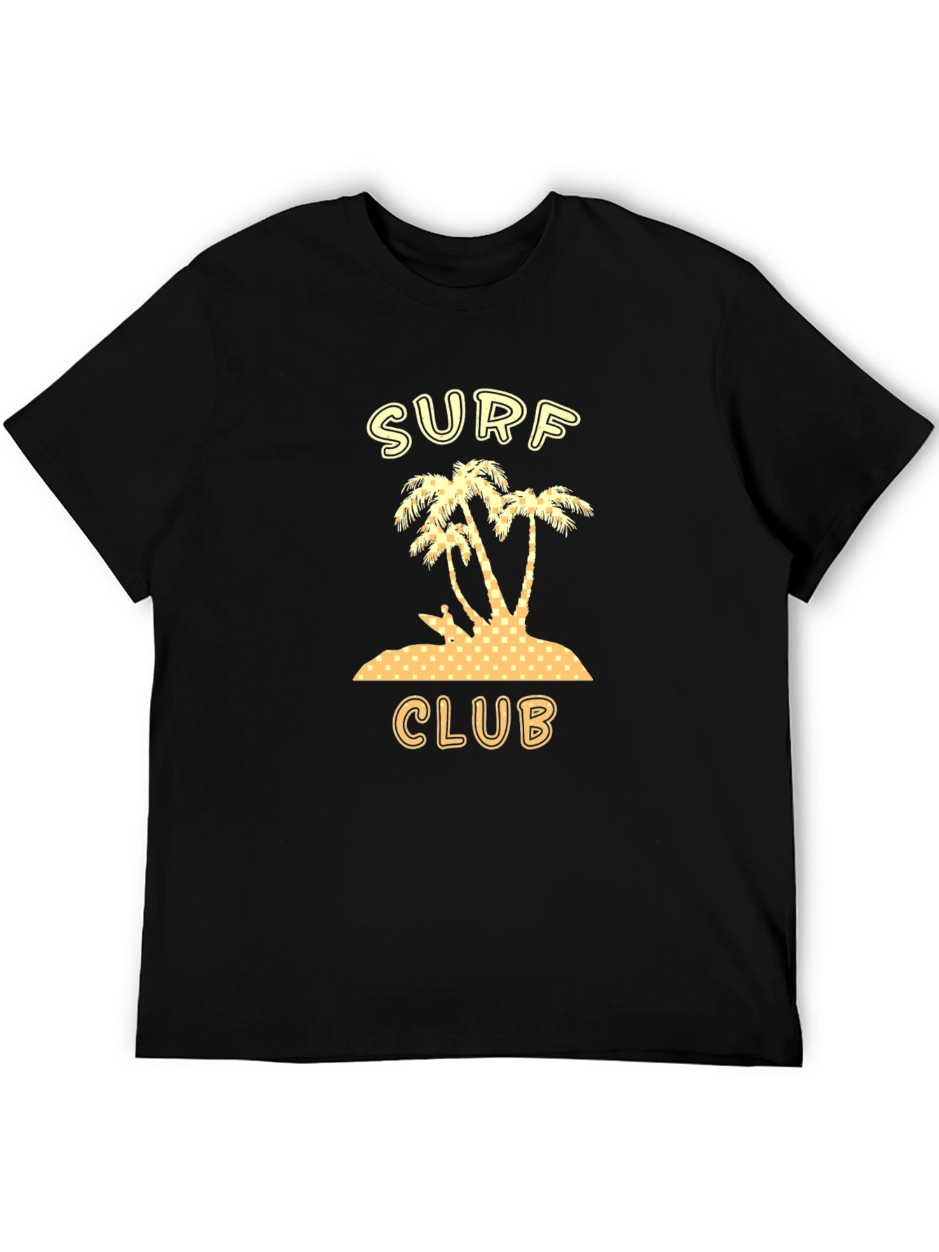 Surf Club T-Shirt | Palm Tree Island Design