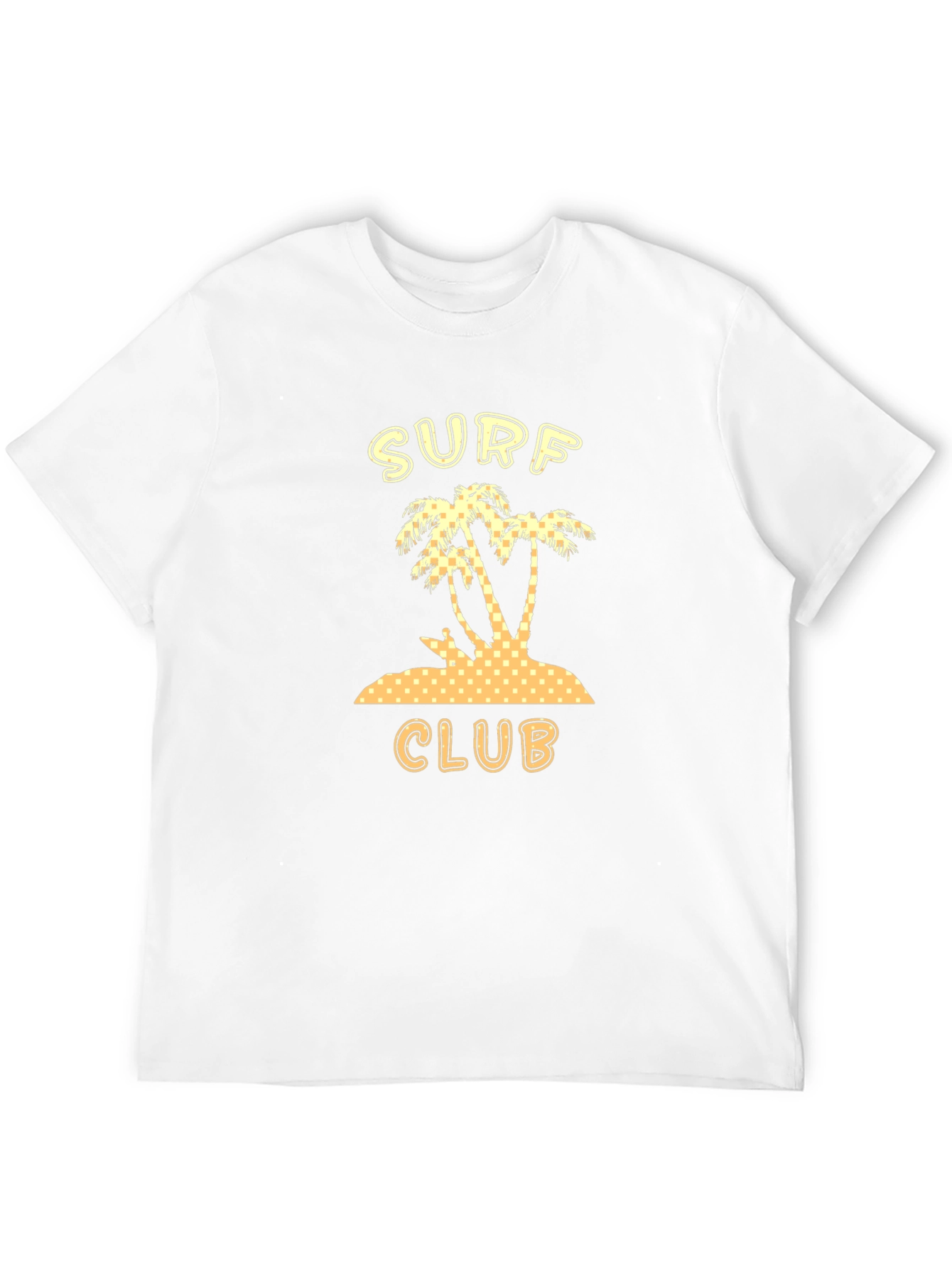 Surf Club T-Shirt | Palm Tree Island Design
