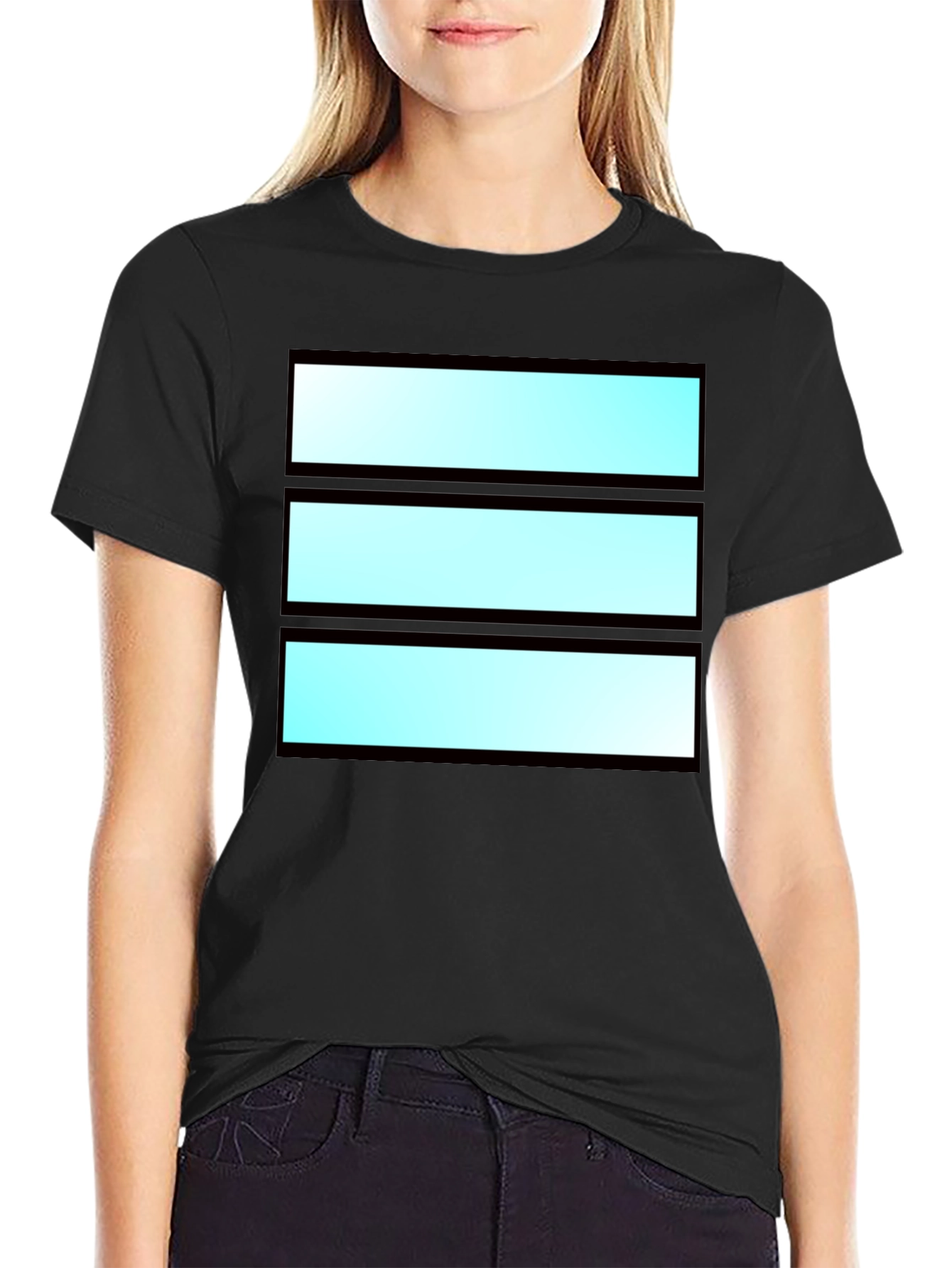 Modern Striped Graphic Tee - Cool Casual Wear