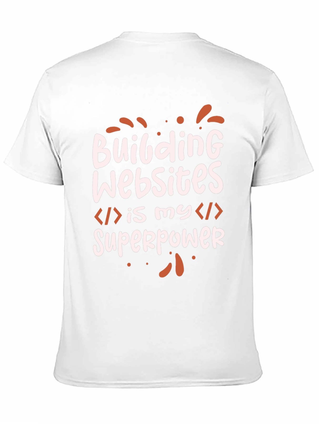 Building Websites Superpower Black T-Shirt