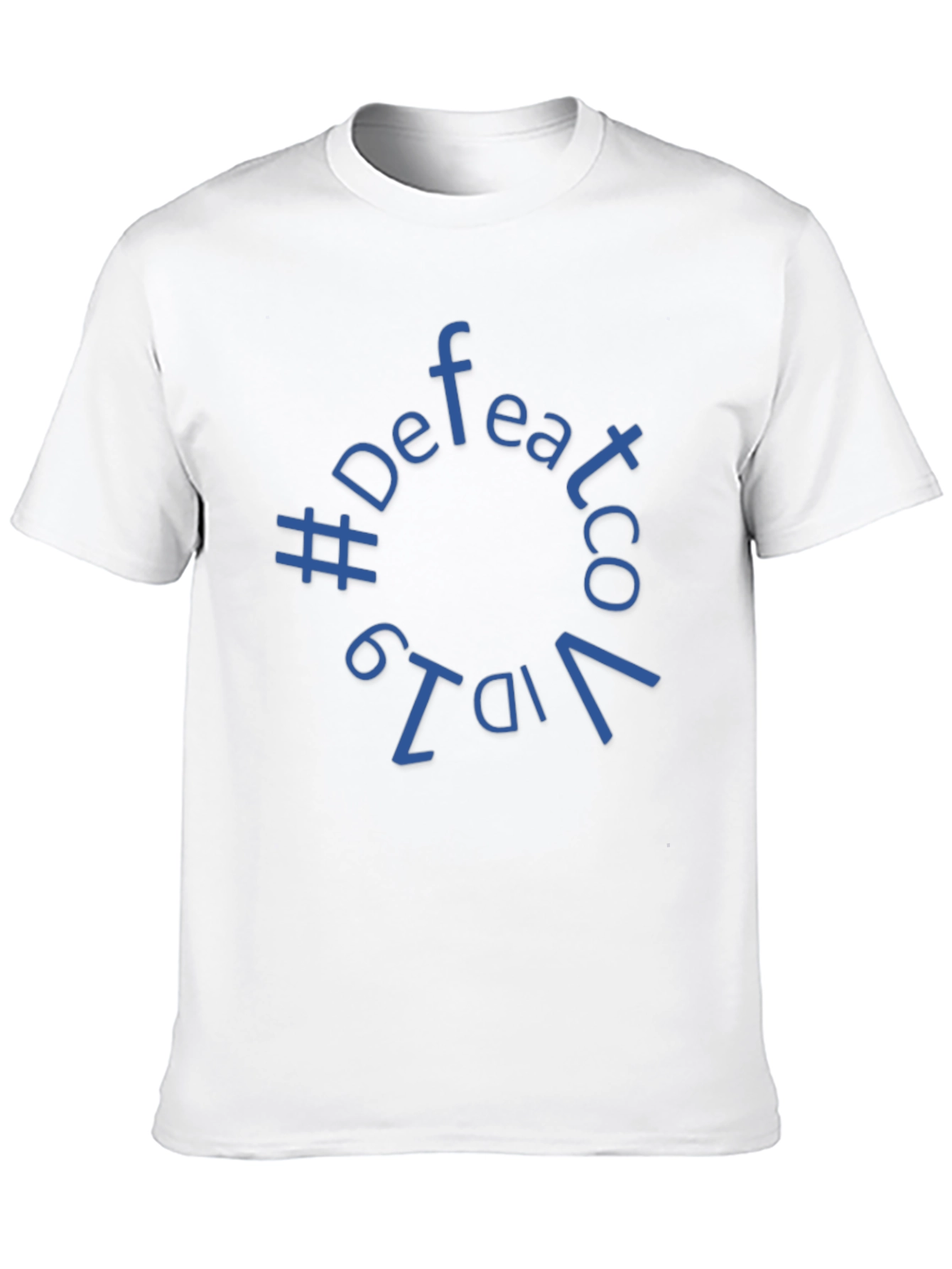 Defeat Covid 19 Black T-Shirt