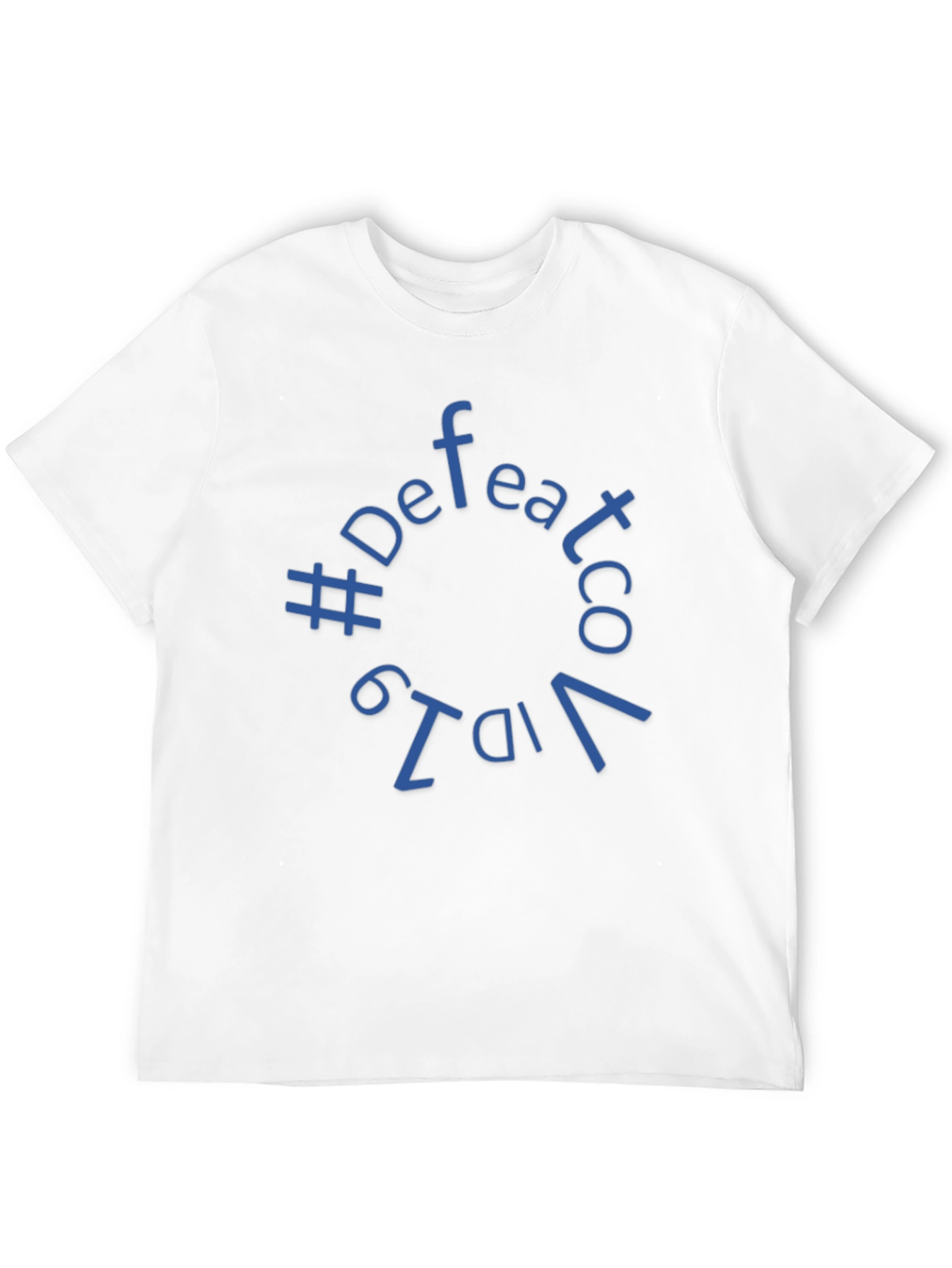 Defeat Covid 19 Black T-Shirt