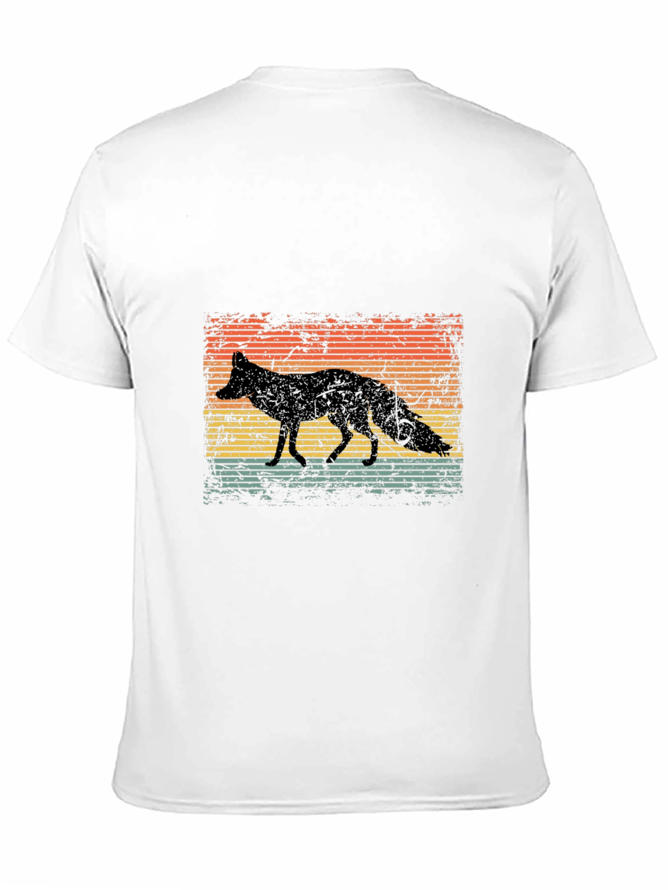Retro Fox Silhouette Graphic Tee