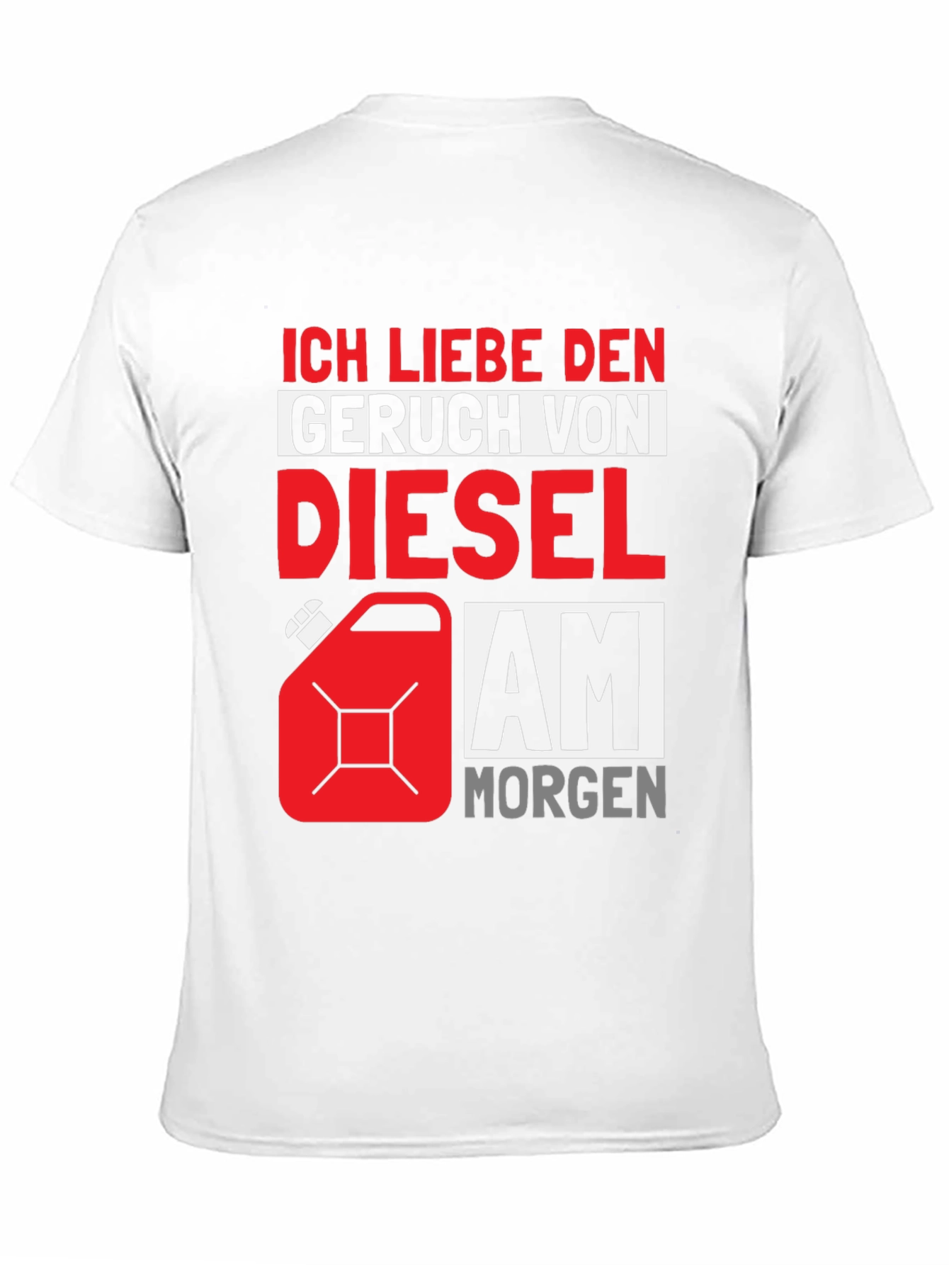 Diesel Smell T-Shirt - German Text Design